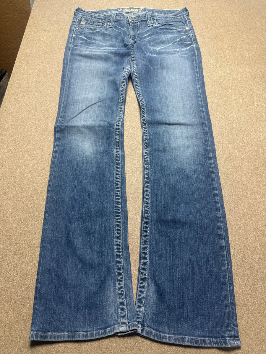 Y2K BOOTCUT WOMEN LOW WAIST JEANS (697)