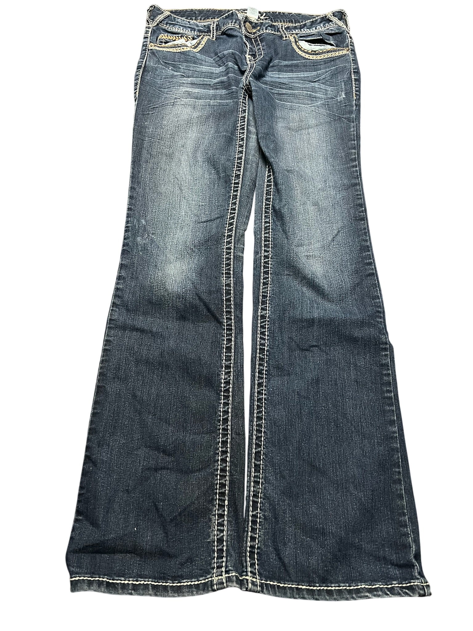 Y2K BOOTCUT WOMEN LOW WAIST JEANS (730)