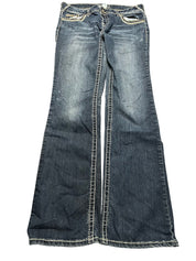 Y2K BOOTCUT WOMEN LOW WAIST JEANS (730)