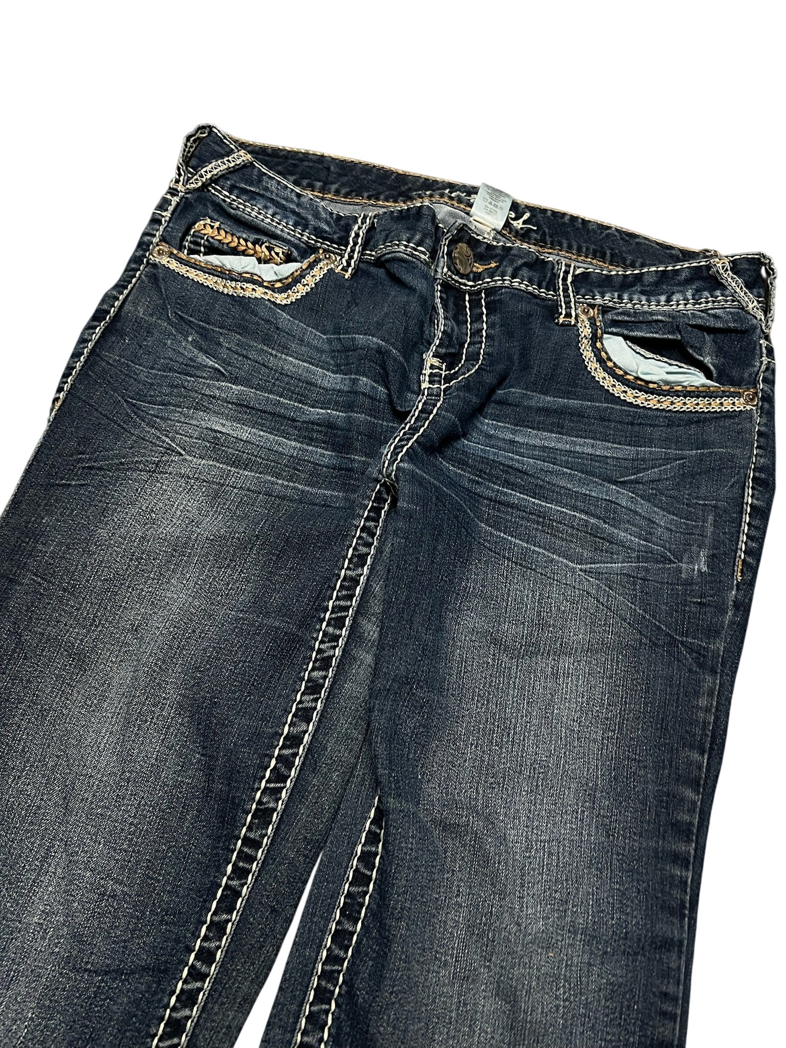 Y2K BOOTCUT WOMEN LOW WAIST JEANS (730)