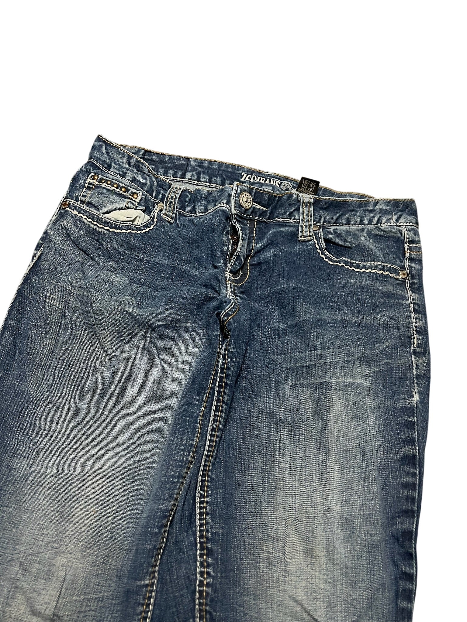 Y2K BOOTCUT WOMEN LOW WAIST JEANS (733)
