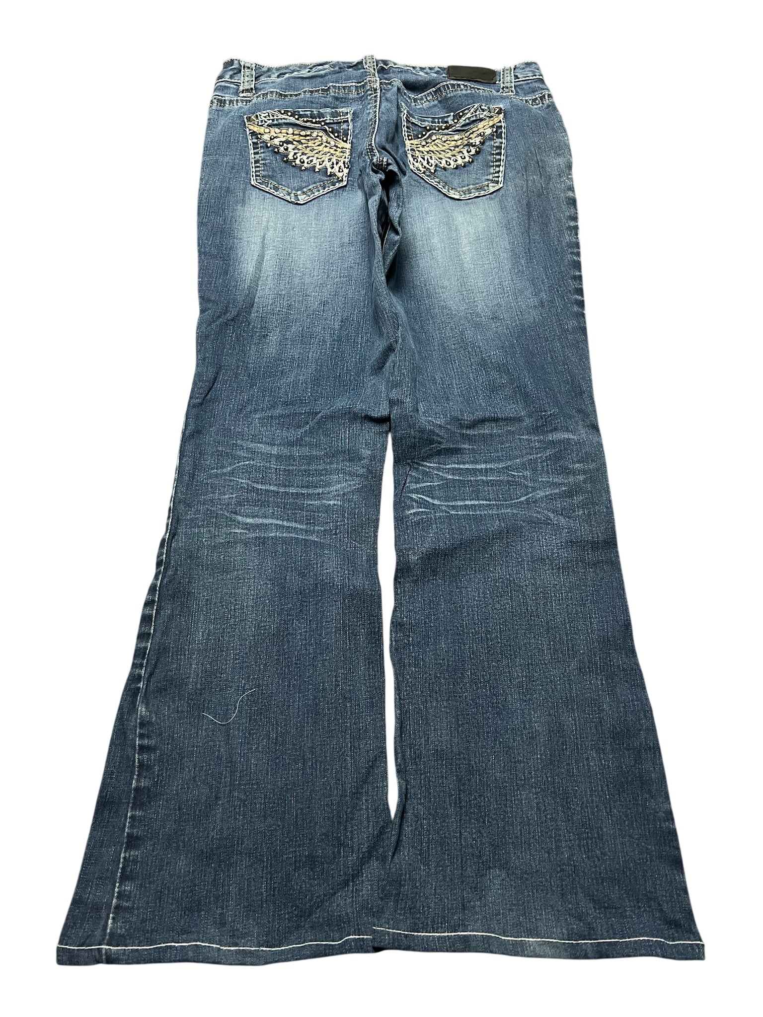 Y2K BOOTCUT WOMEN LOW WAIST JEANS (733)