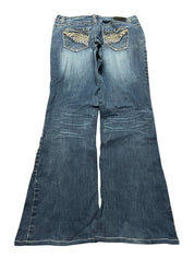 Y2K BOOTCUT WOMEN LOW WAIST JEANS (733)