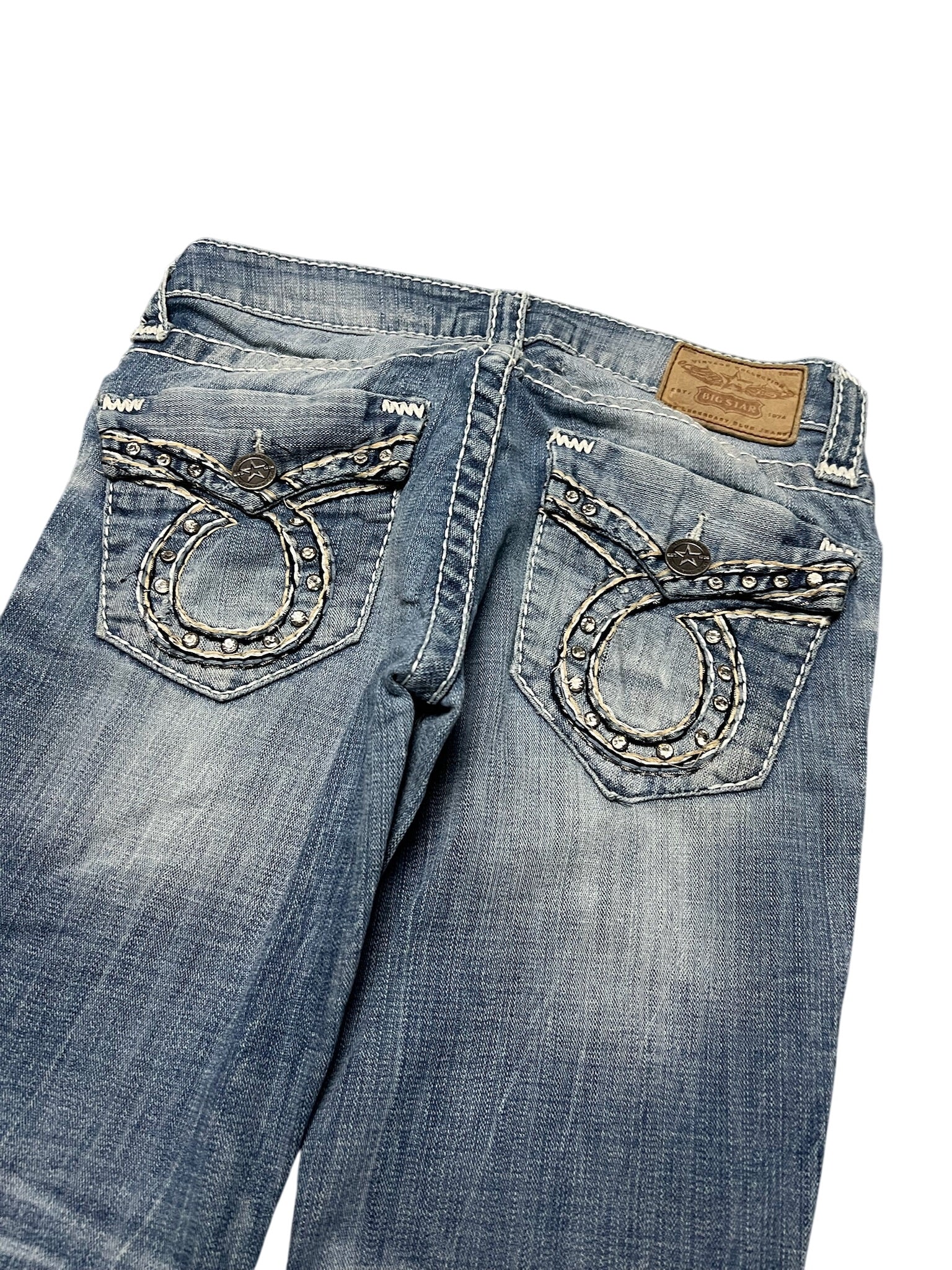 Y2K BOOTCUT WOMEN LOW WAIST JEANS (734)