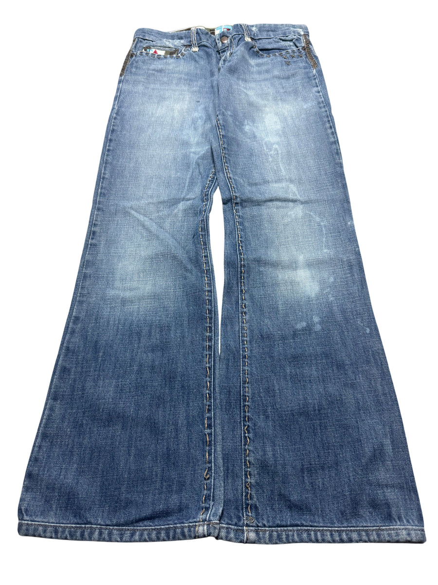 Y2K BOOTCUT WOMEN LOW WAIST JEANS (480)