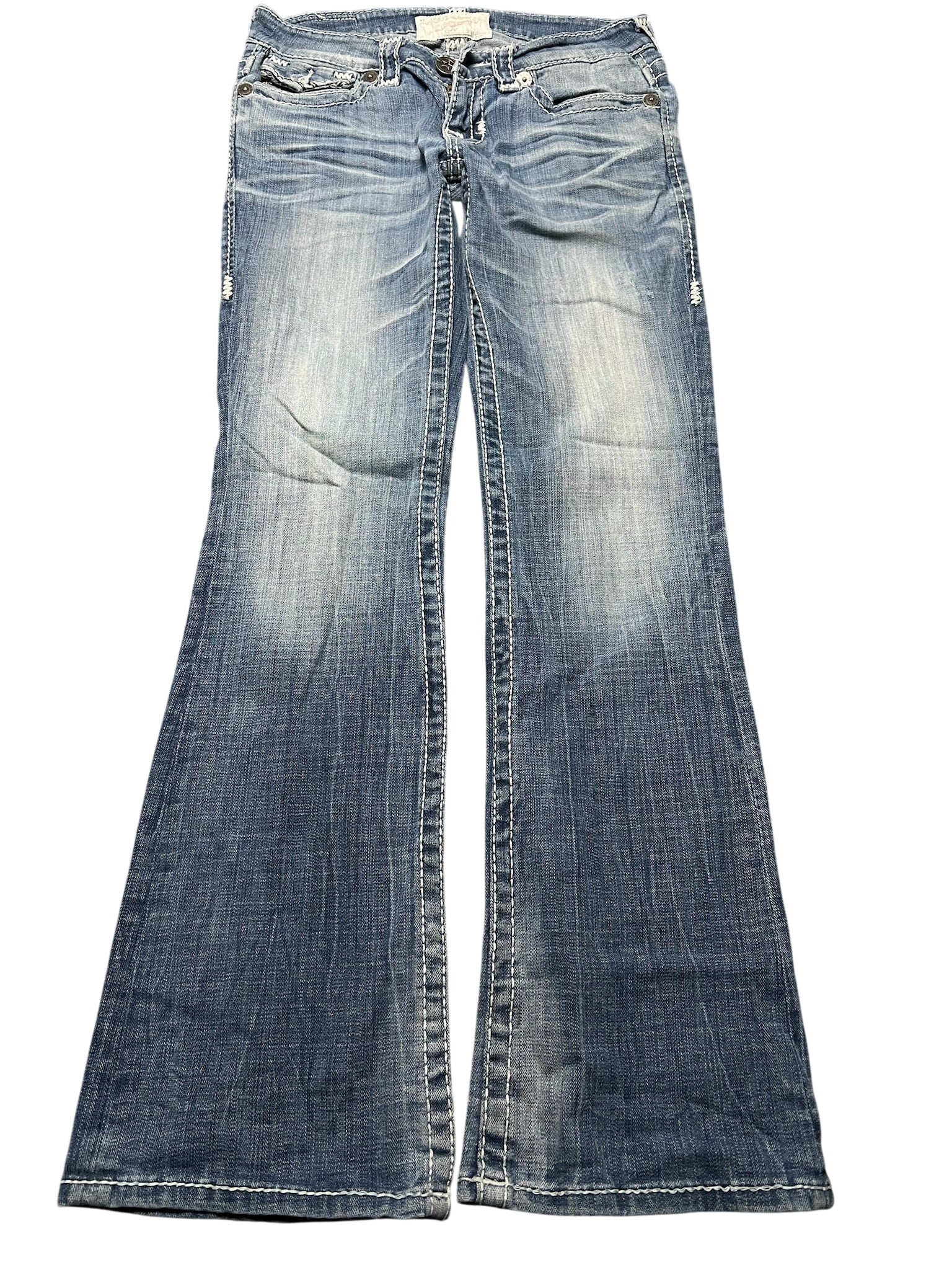 Y2K BOOTCUT WOMEN LOW WAIST JEANS (734)