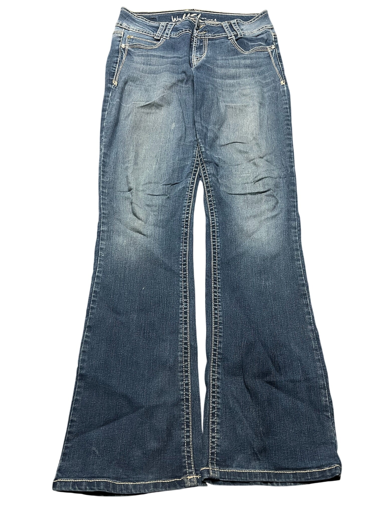 Y2K BOOTCUT WOMEN LOW WAIST JEANS (735)