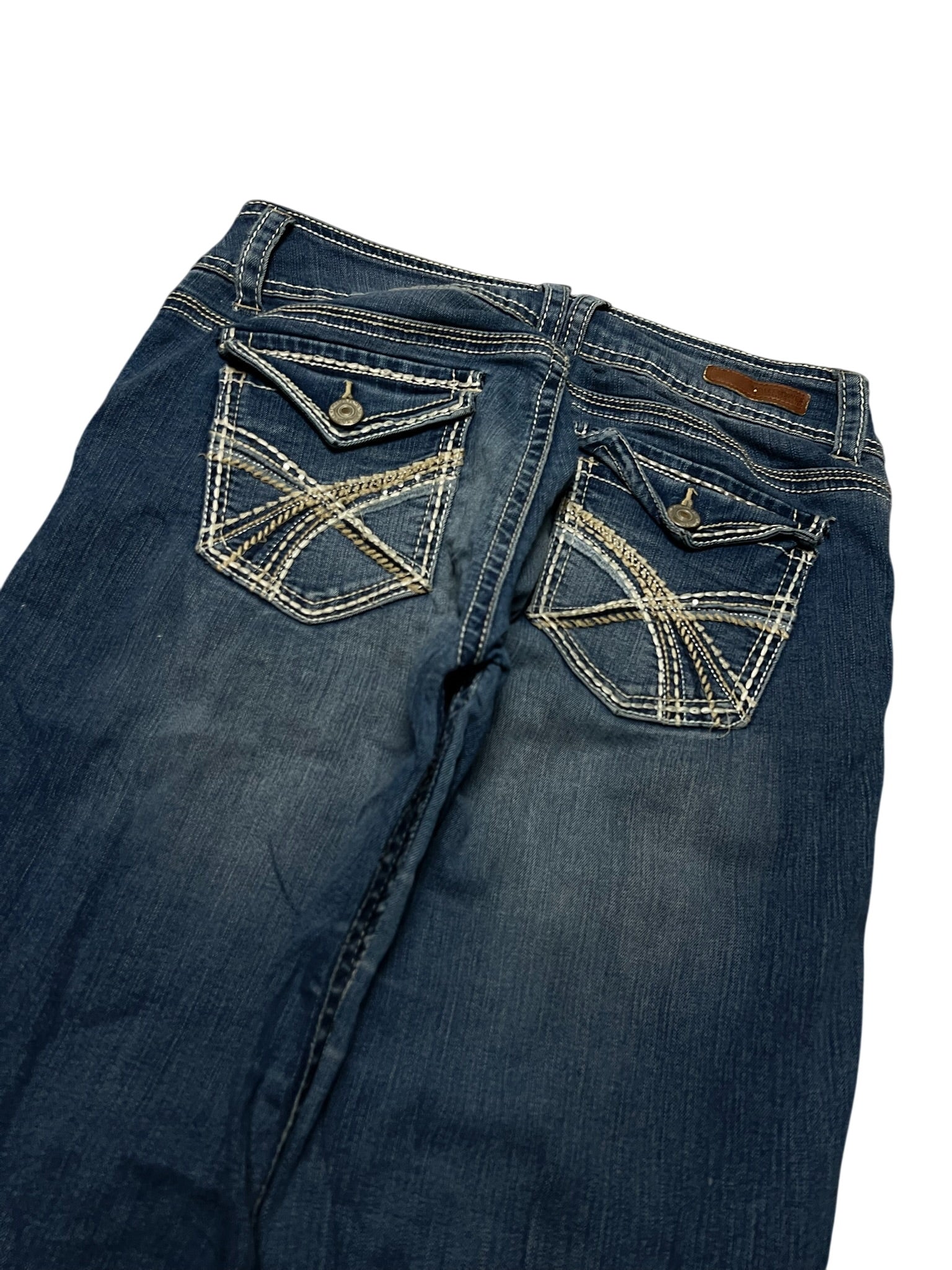 Y2K BOOTCUT WOMEN LOW WAIST JEANS (735)