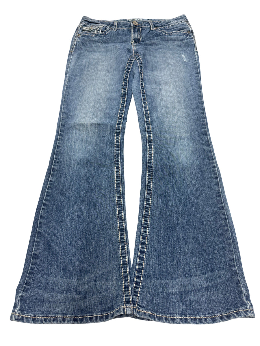 Y2K BOOTCUT WOMEN LOW WAIST JEANS (482)