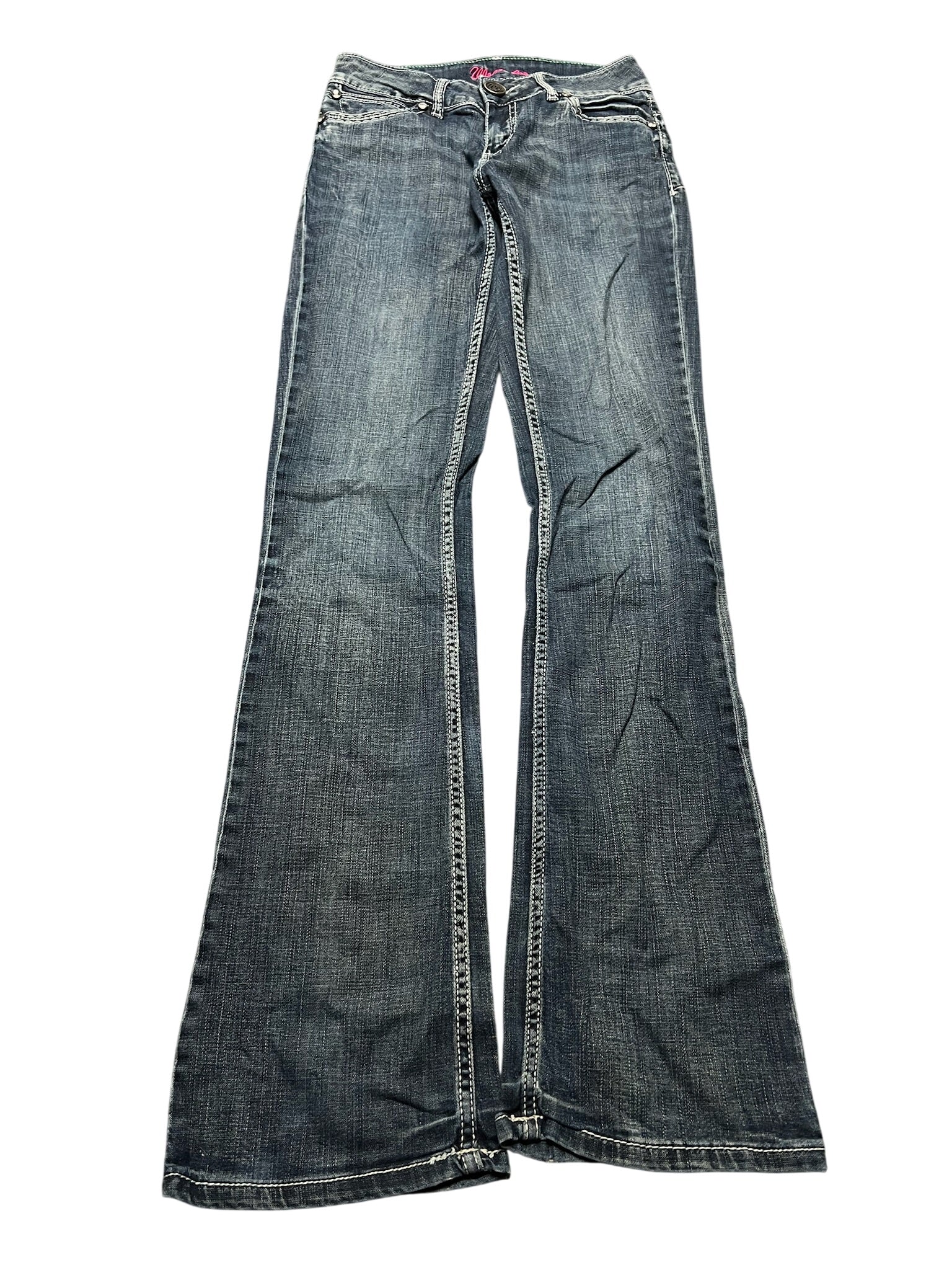 Y2K BOOTCUT WOMEN LOW WAIST JEANS (736)