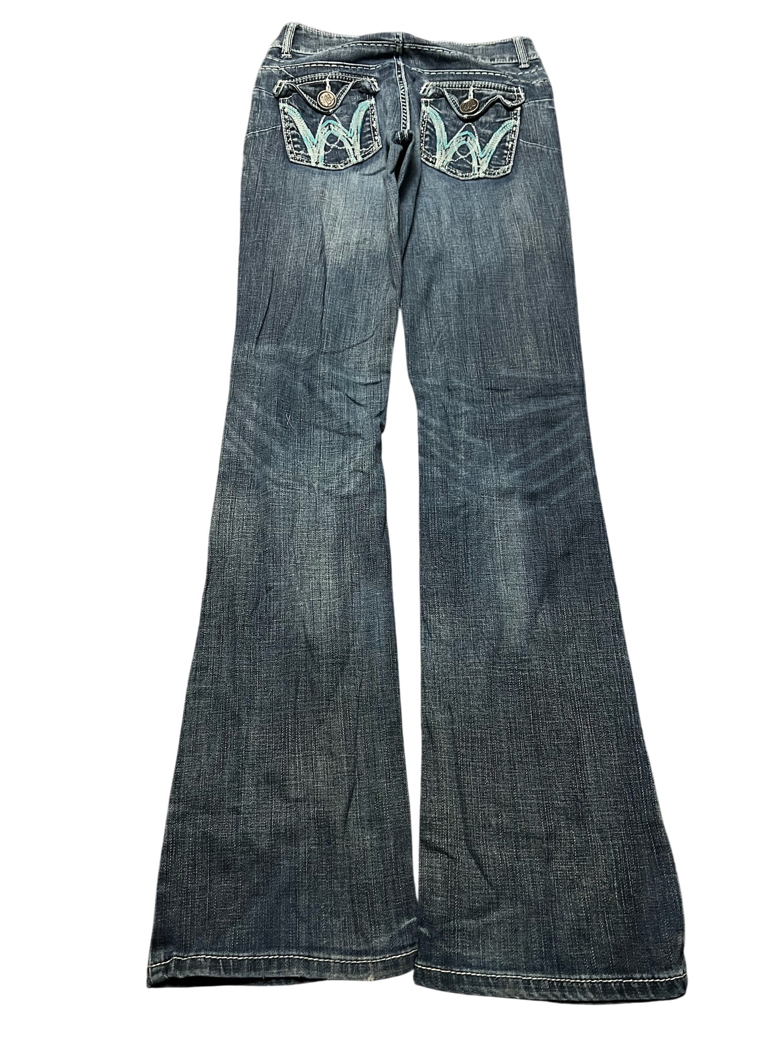 Y2K BOOTCUT WOMEN LOW WAIST JEANS (736)
