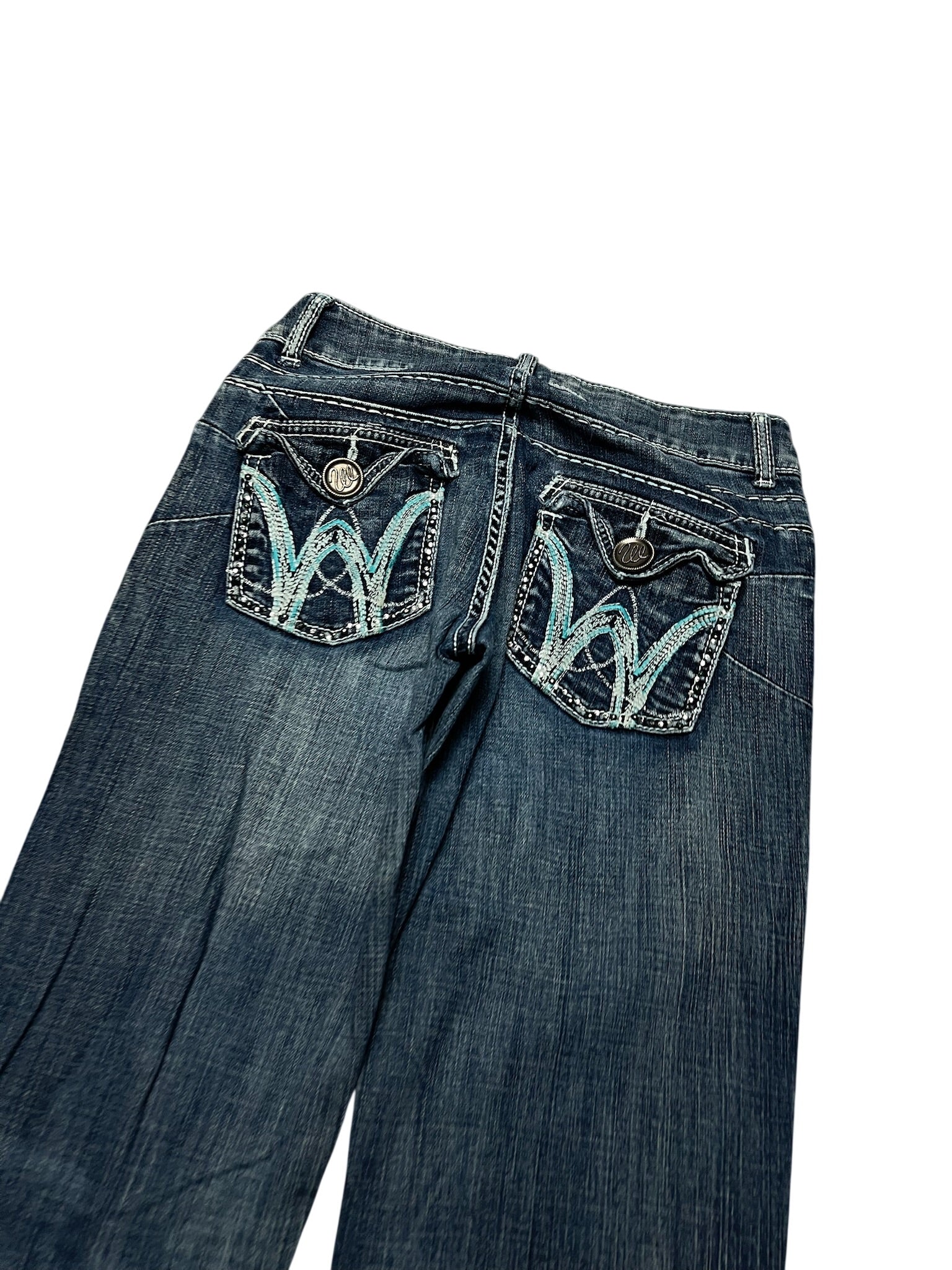 Y2K BOOTCUT WOMEN LOW WAIST JEANS (736)