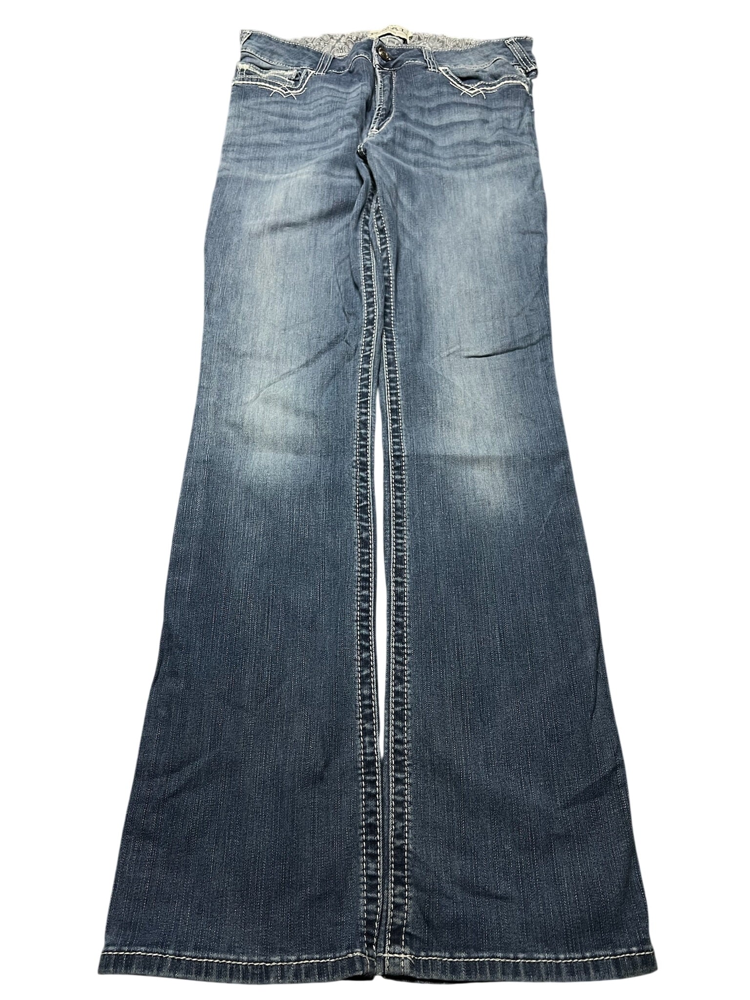 Y2K BOOTCUT WOMEN LOW WAIST JEANS (737)