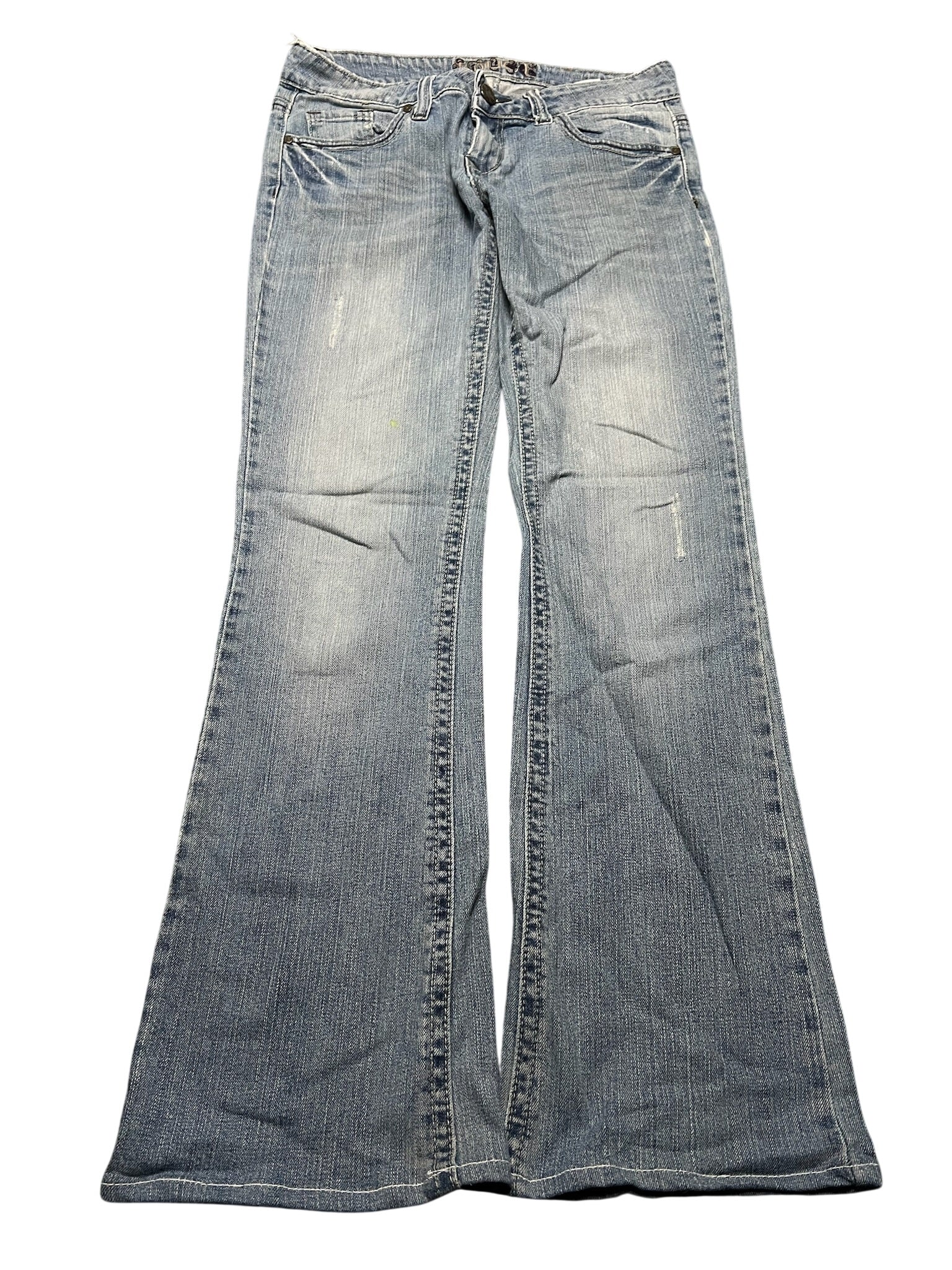 Y2K BOOTCUT WOMEN LOW WAIST JEANS (738)