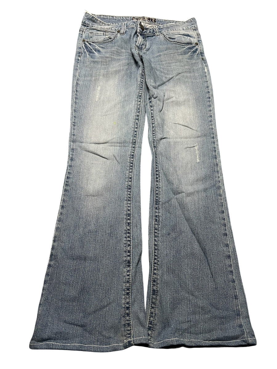 Y2K BOOTCUT WOMEN LOW WAIST JEANS (738)