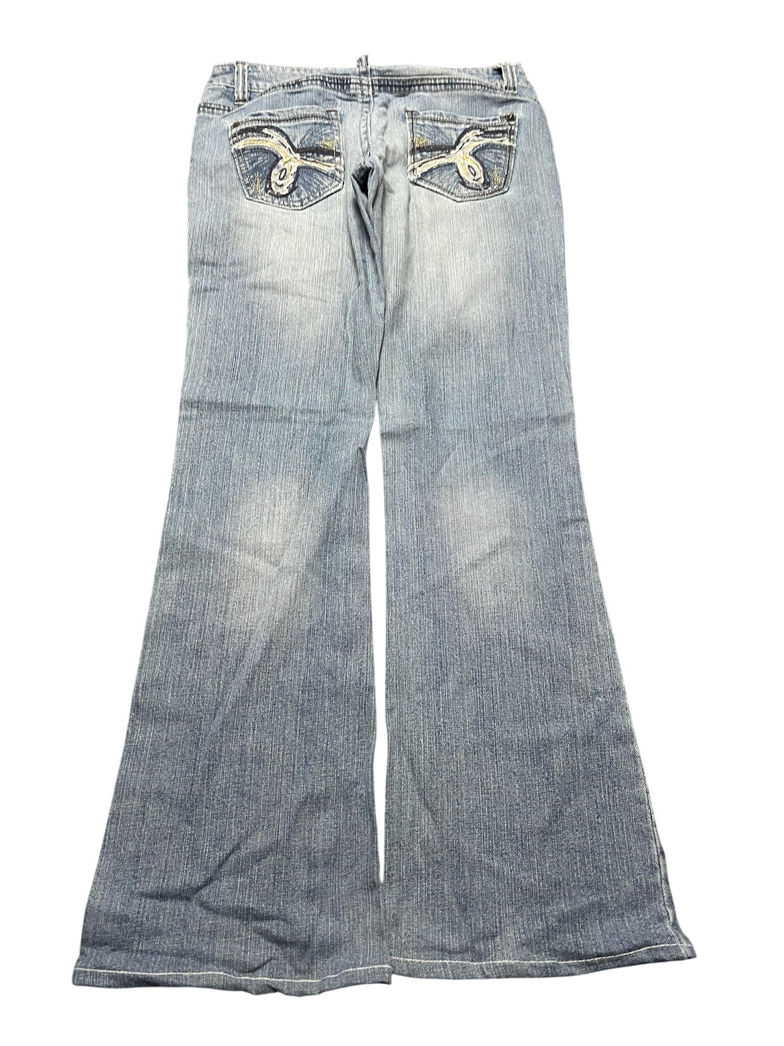 Y2K BOOTCUT WOMEN LOW WAIST JEANS (738)