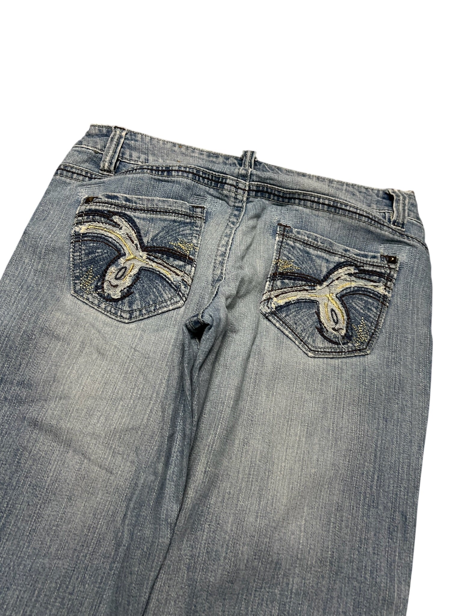Y2K BOOTCUT WOMEN LOW WAIST JEANS (738)