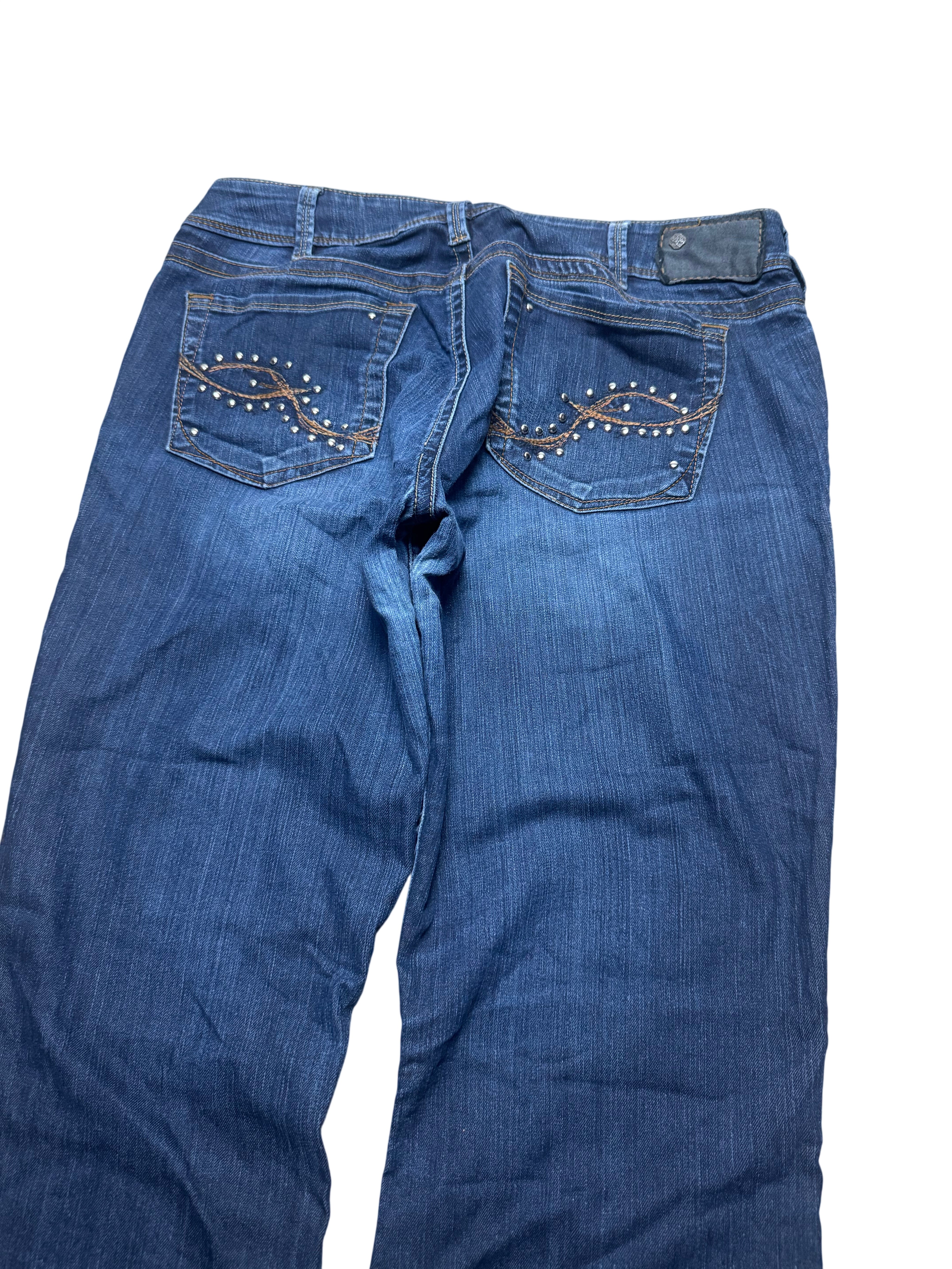 Y2K BOOTCUT WOMEN LOW WAIST JEANS (580)