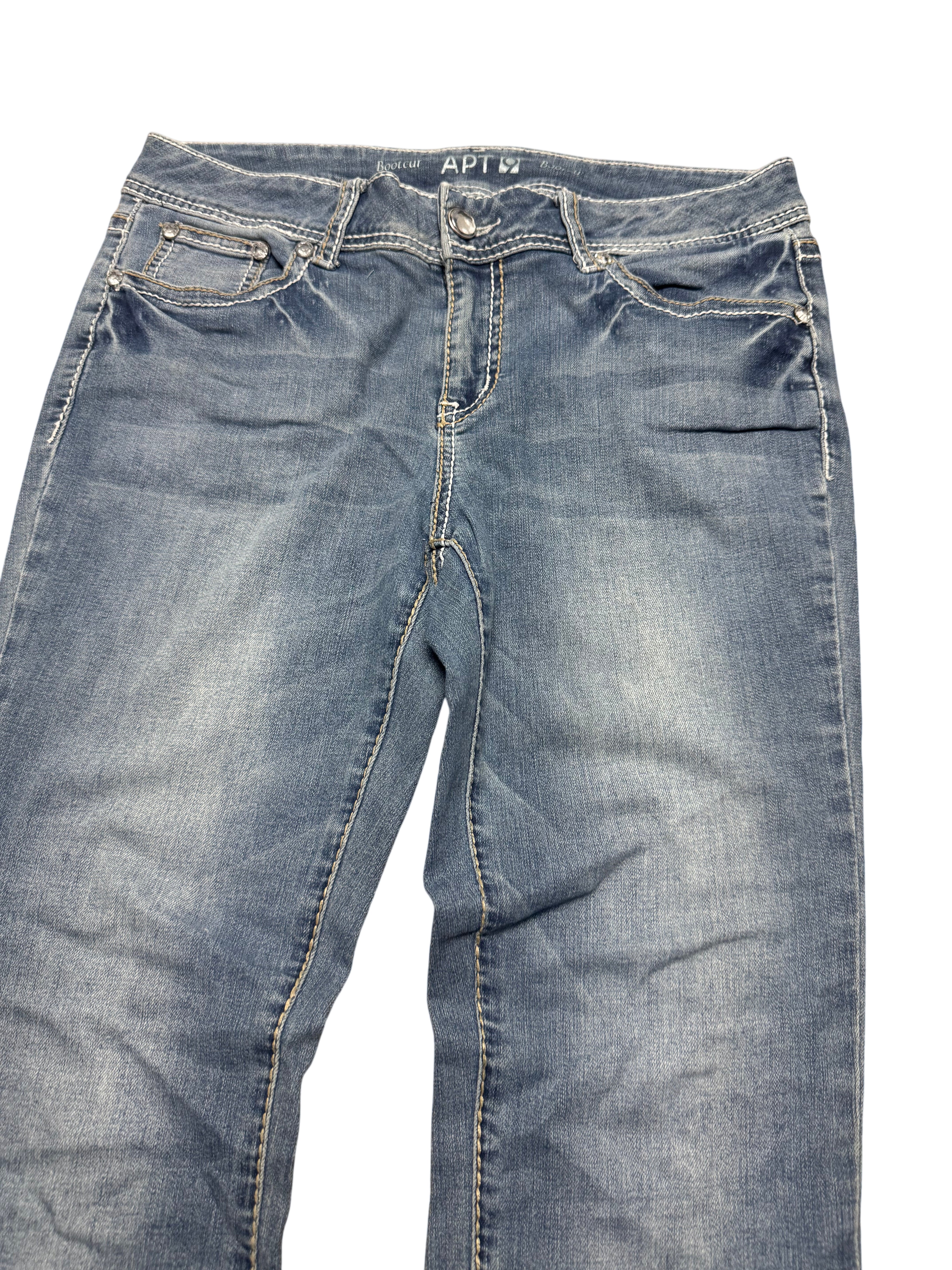 Y2K BOOTCUT WOMEN LOW WAIST JEANS (581)