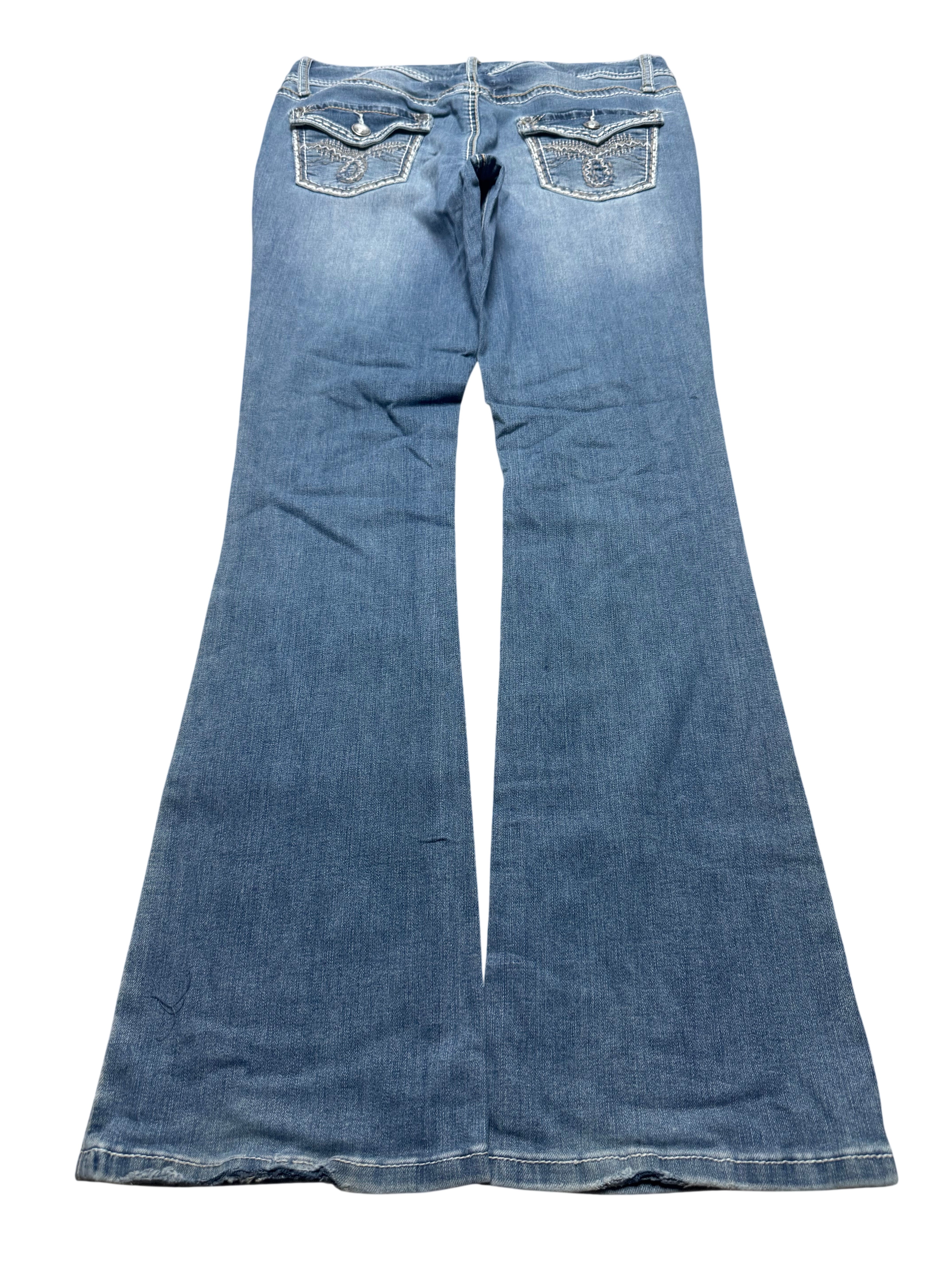 Y2K BOOTCUT WOMEN LOW WAIST JEANS (581)