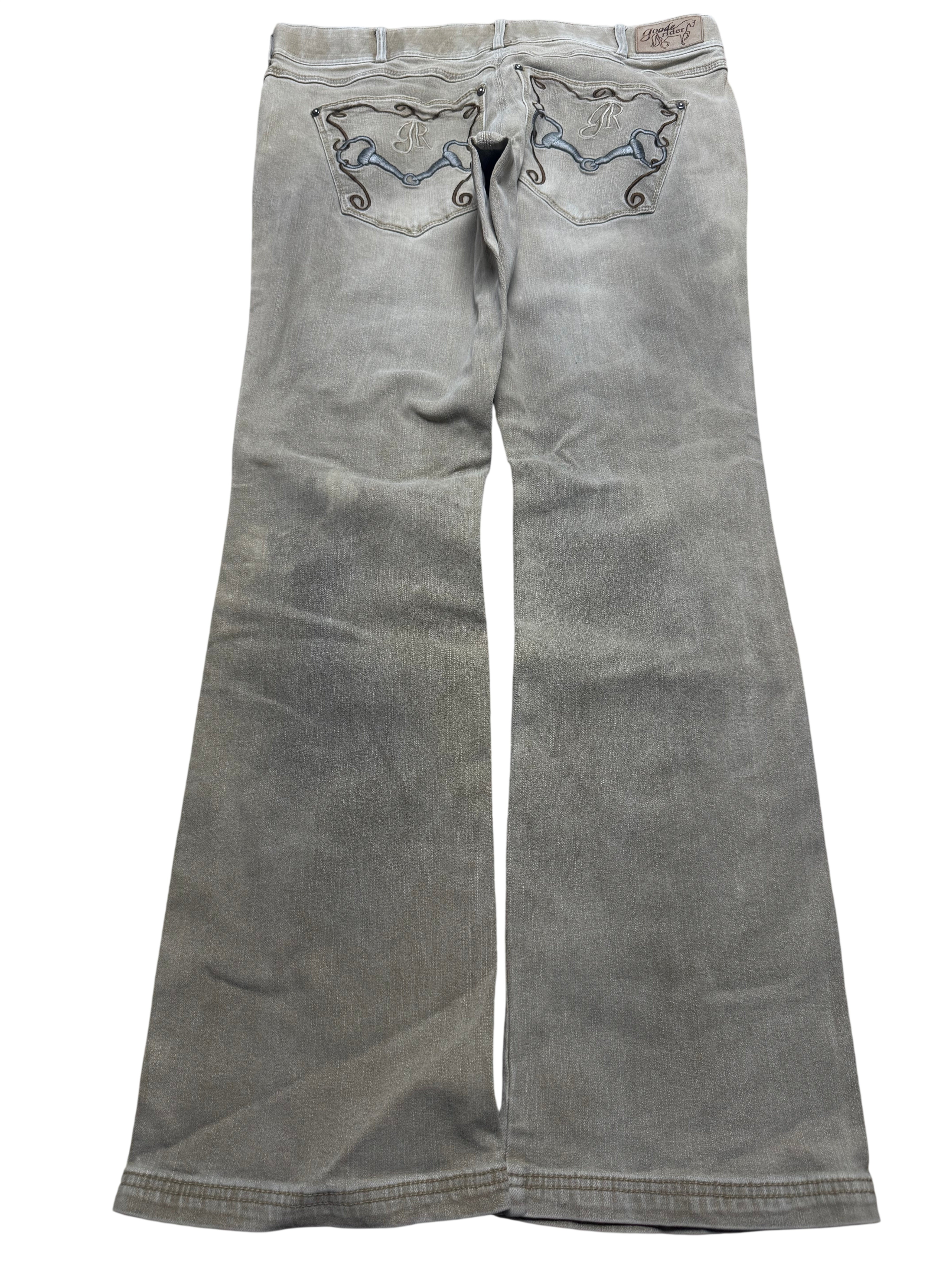 Y2K BOOTCUT WOMEN LOW WAIST JEANS (582)