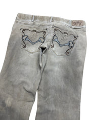Y2K BOOTCUT WOMEN LOW WAIST JEANS (582)