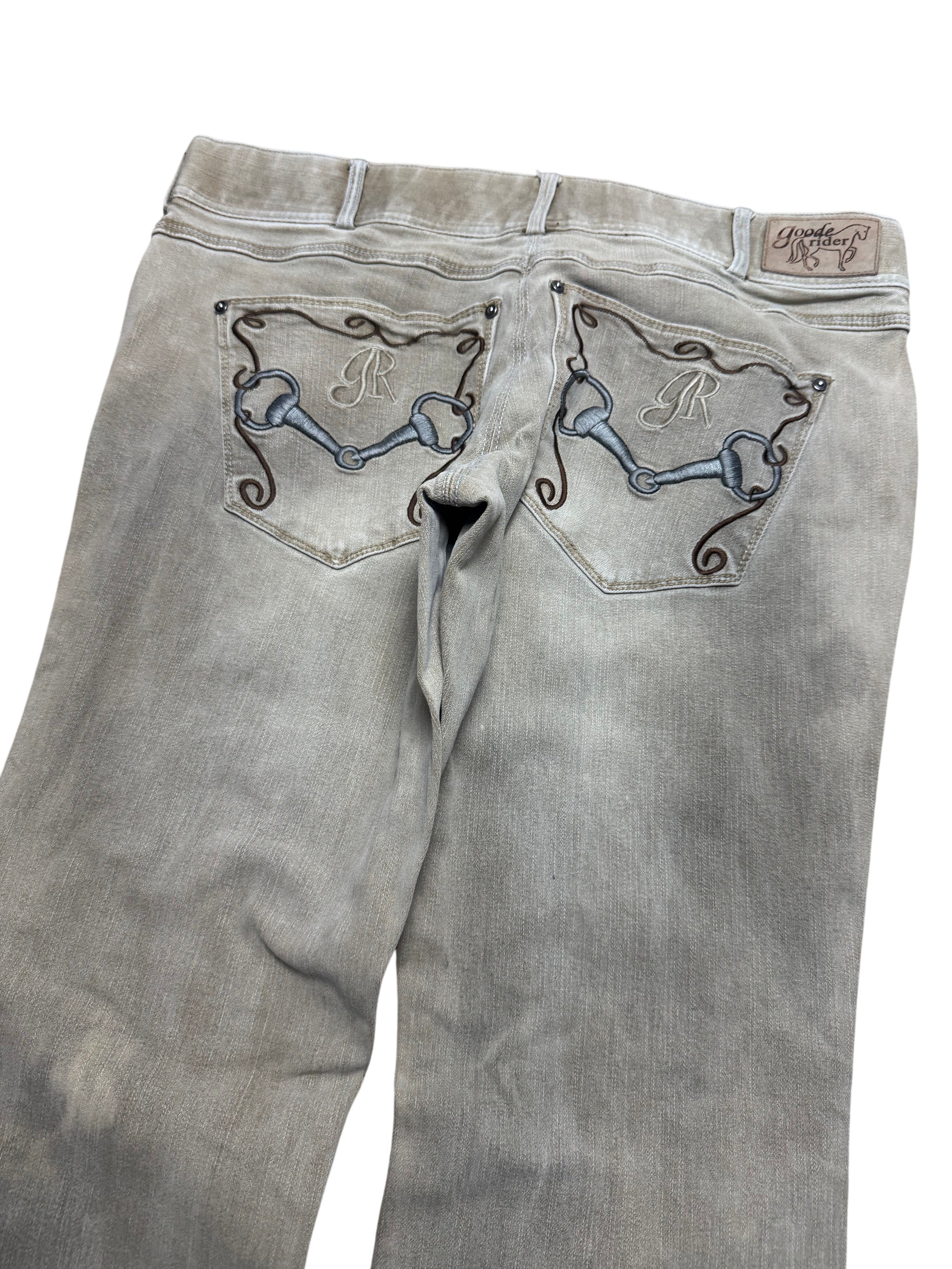 Y2K BOOTCUT WOMEN LOW WAIST JEANS (582)