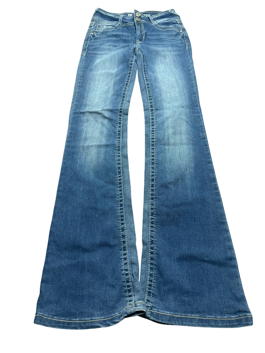 Y2K BOOTCUT WOMEN LOW WAIST JEANS (583)