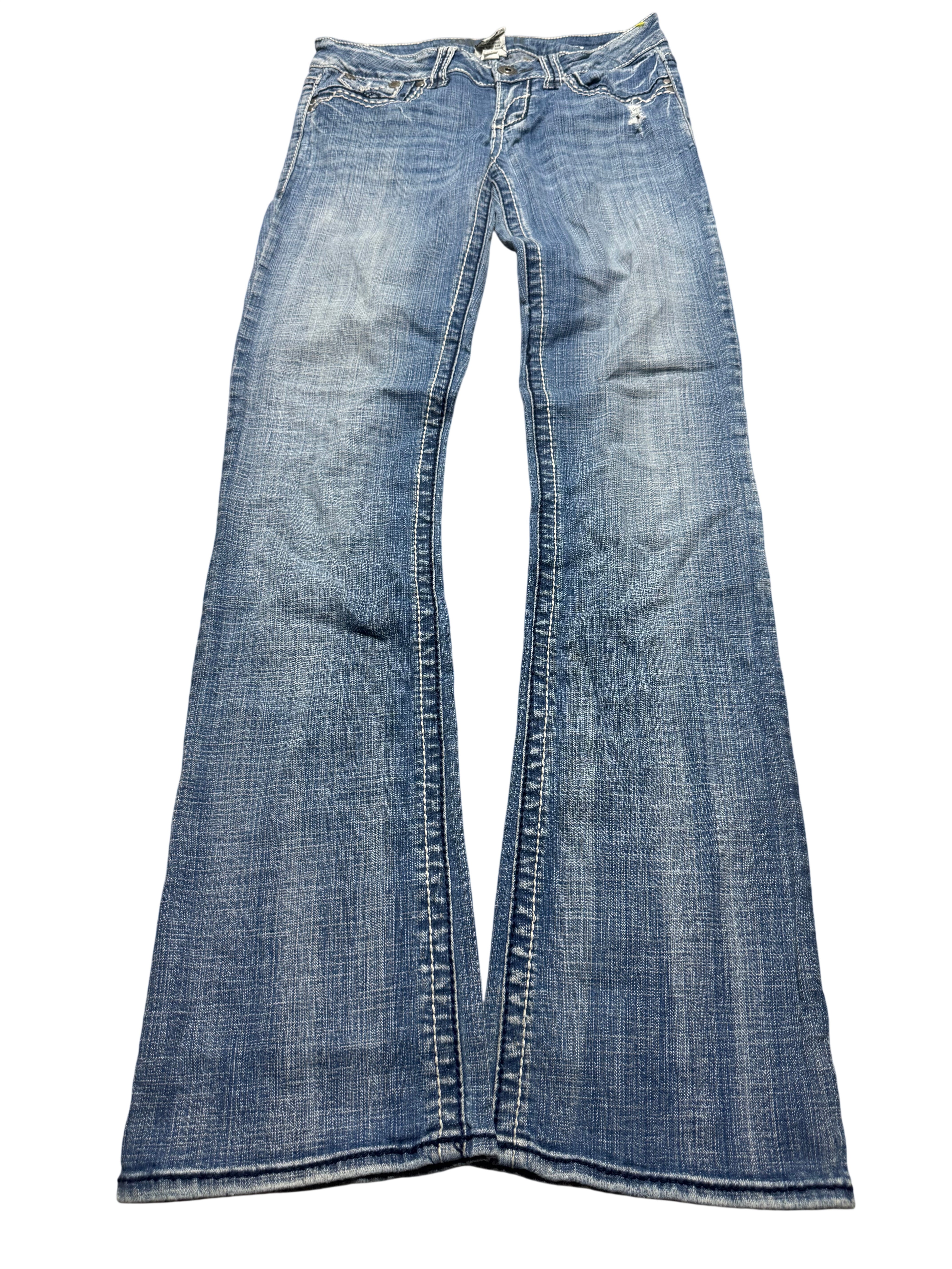Y2K BOOTCUT WOMEN LOW WAIST JEANS (584)