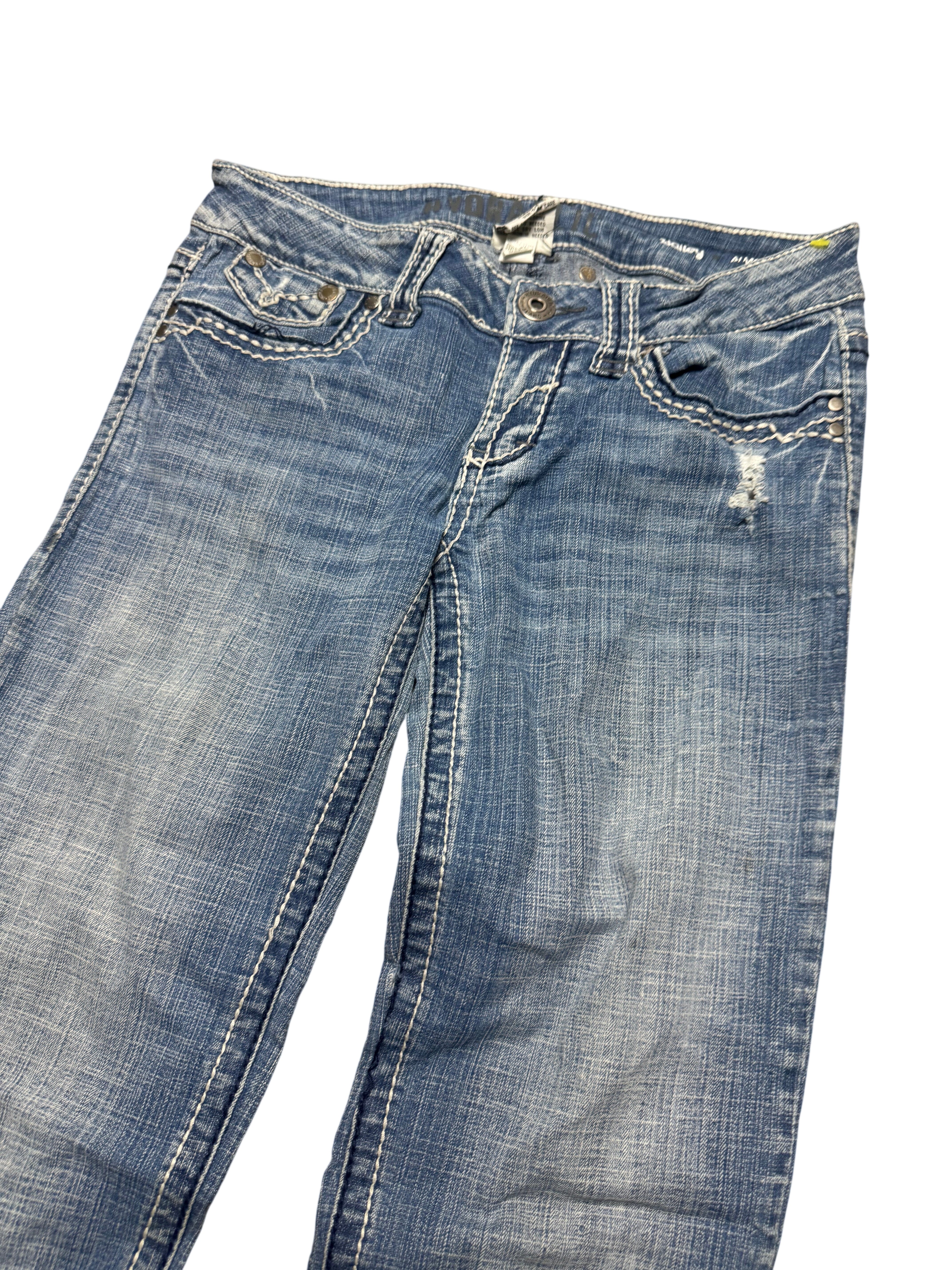 Y2K BOOTCUT WOMEN LOW WAIST JEANS (584)