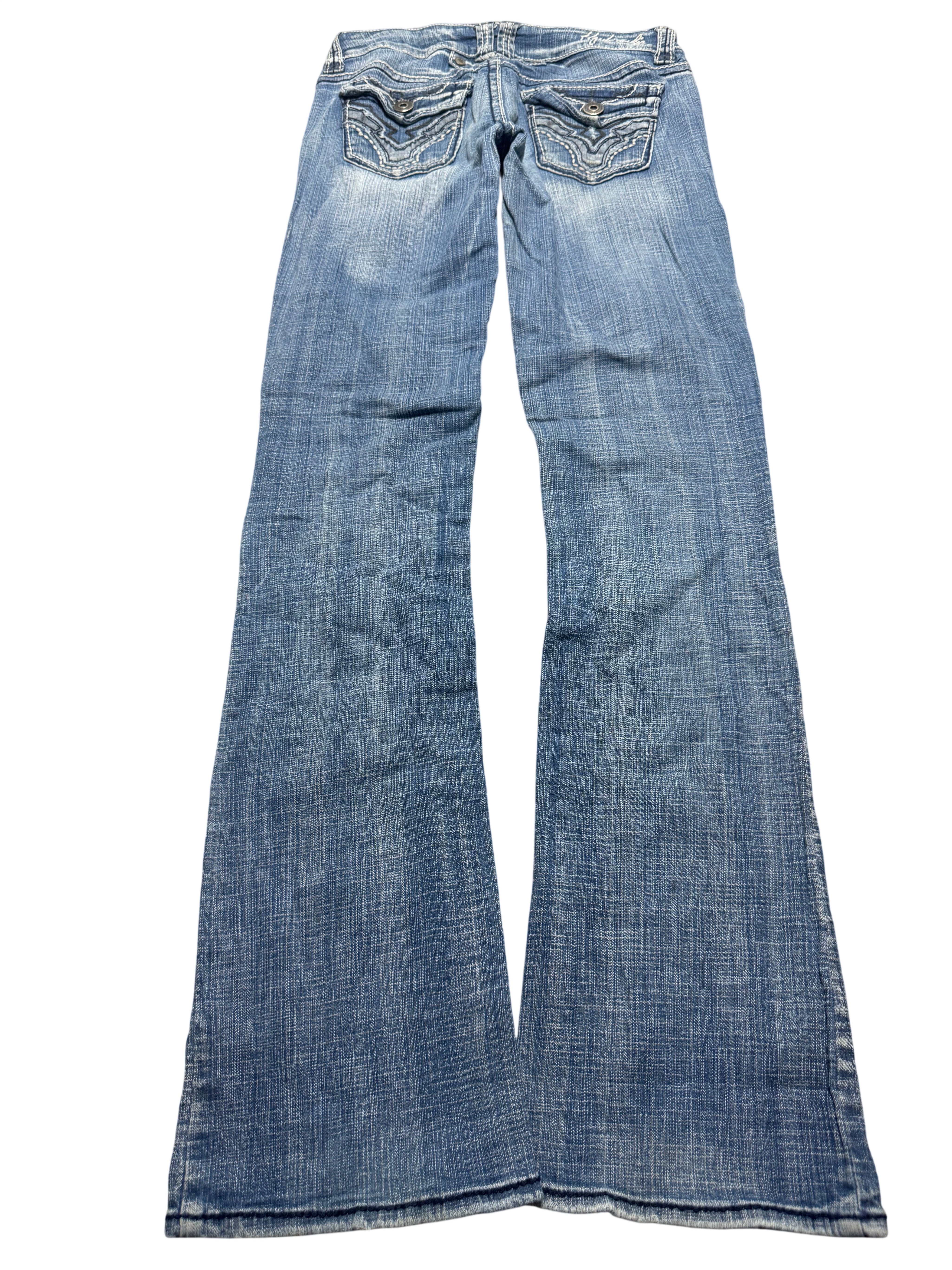 Y2K BOOTCUT WOMEN LOW WAIST JEANS (584)
