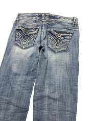 Y2K BOOTCUT WOMEN LOW WAIST JEANS (584)