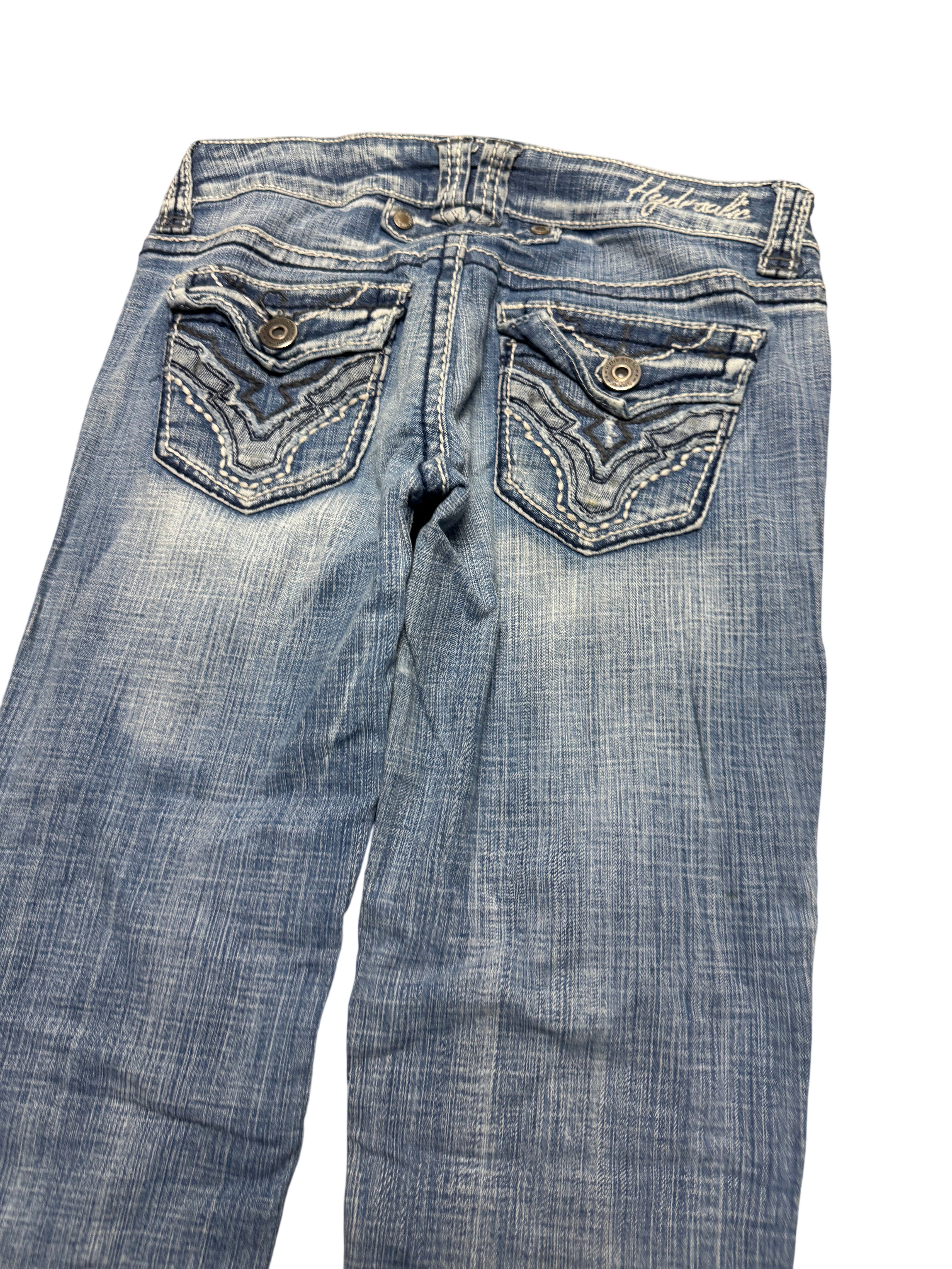Y2K BOOTCUT WOMEN LOW WAIST JEANS (584)