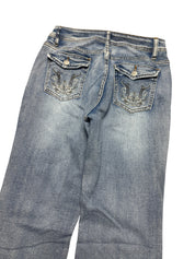 Y2K BOOTCUT WOMEN LOW WAIST JEANS (585)