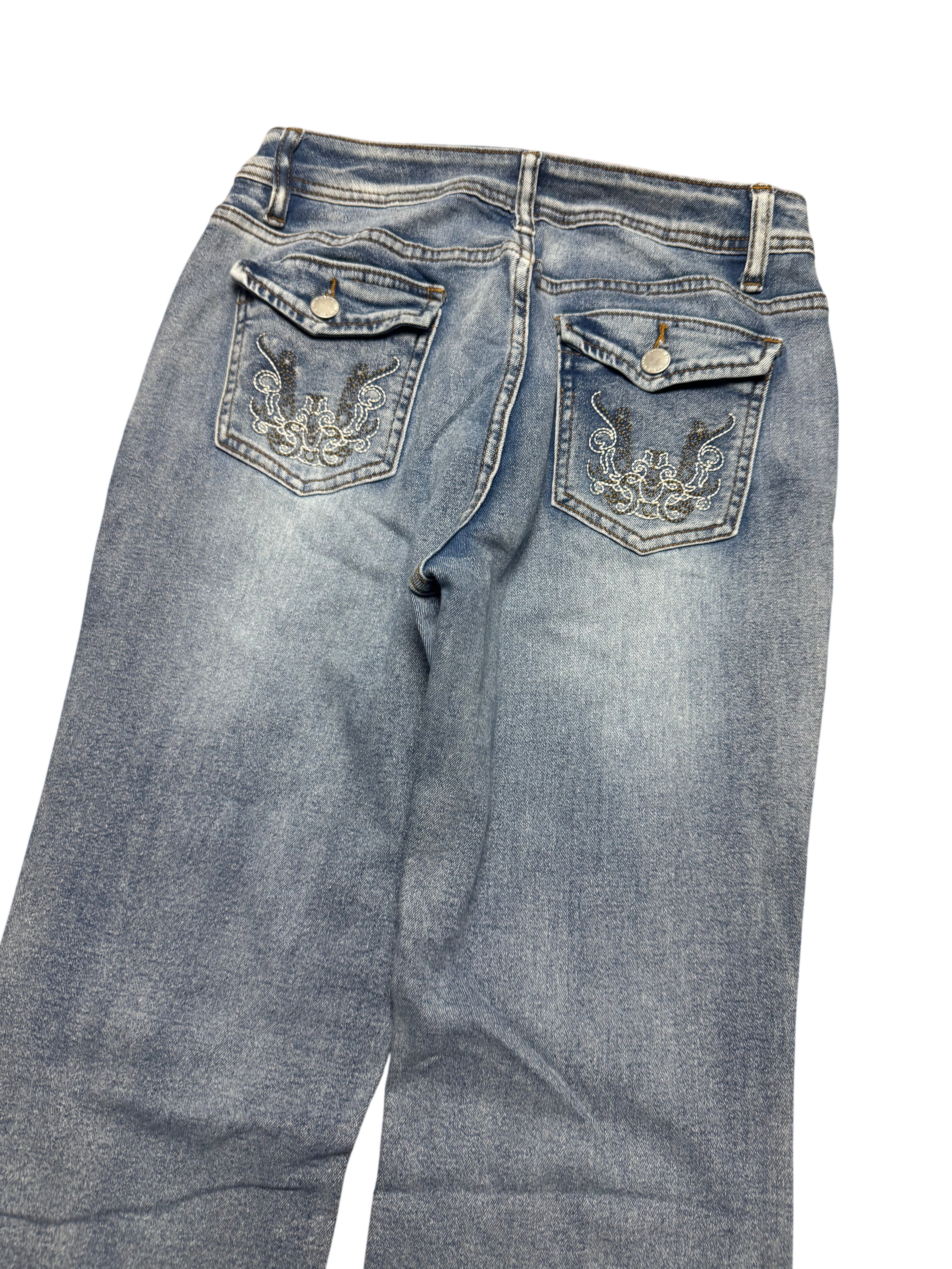 Y2K BOOTCUT WOMEN LOW WAIST JEANS (585)