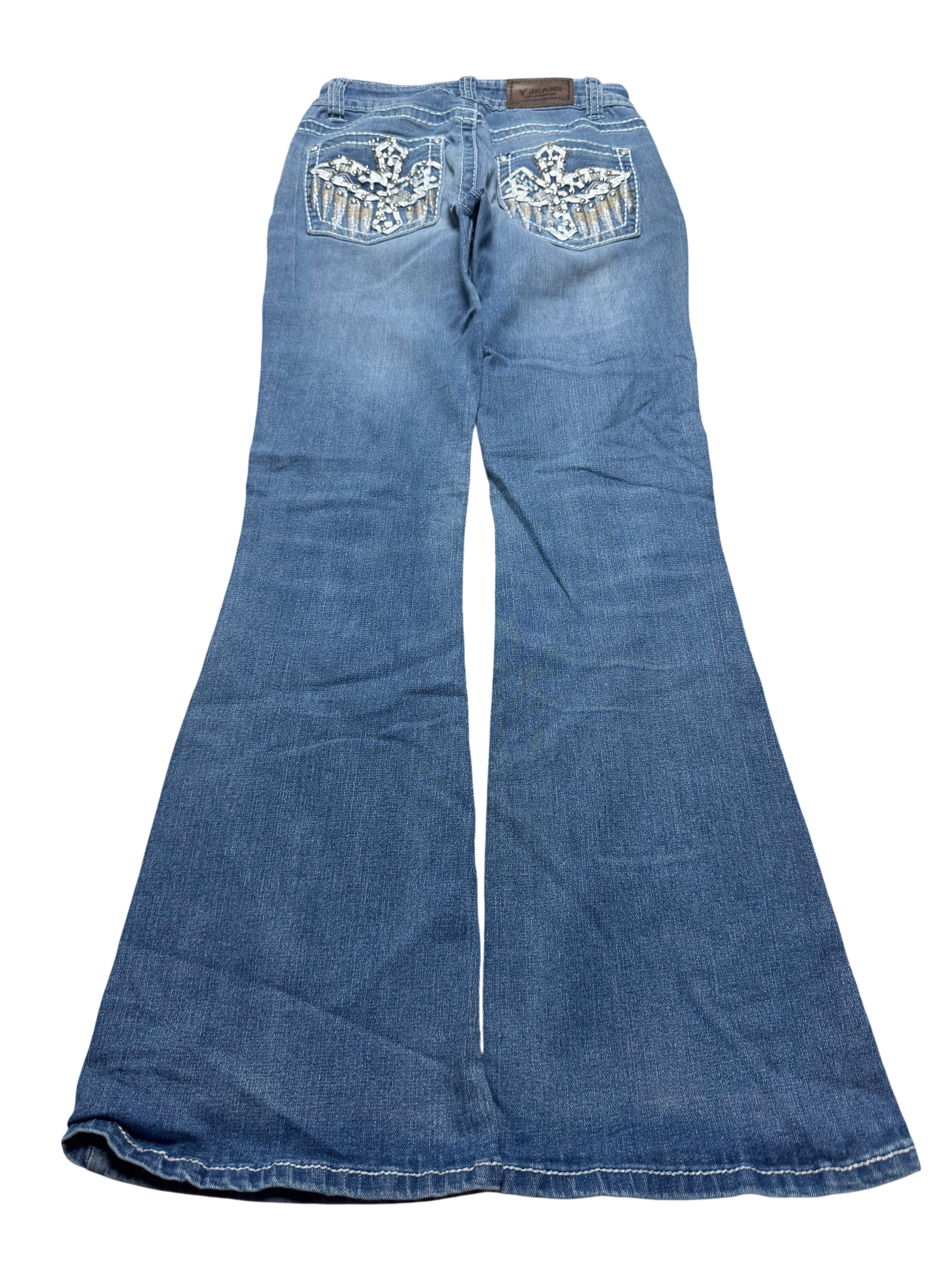 Y2K BOOTCUT WOMEN LOW WAIST JEANS (586)