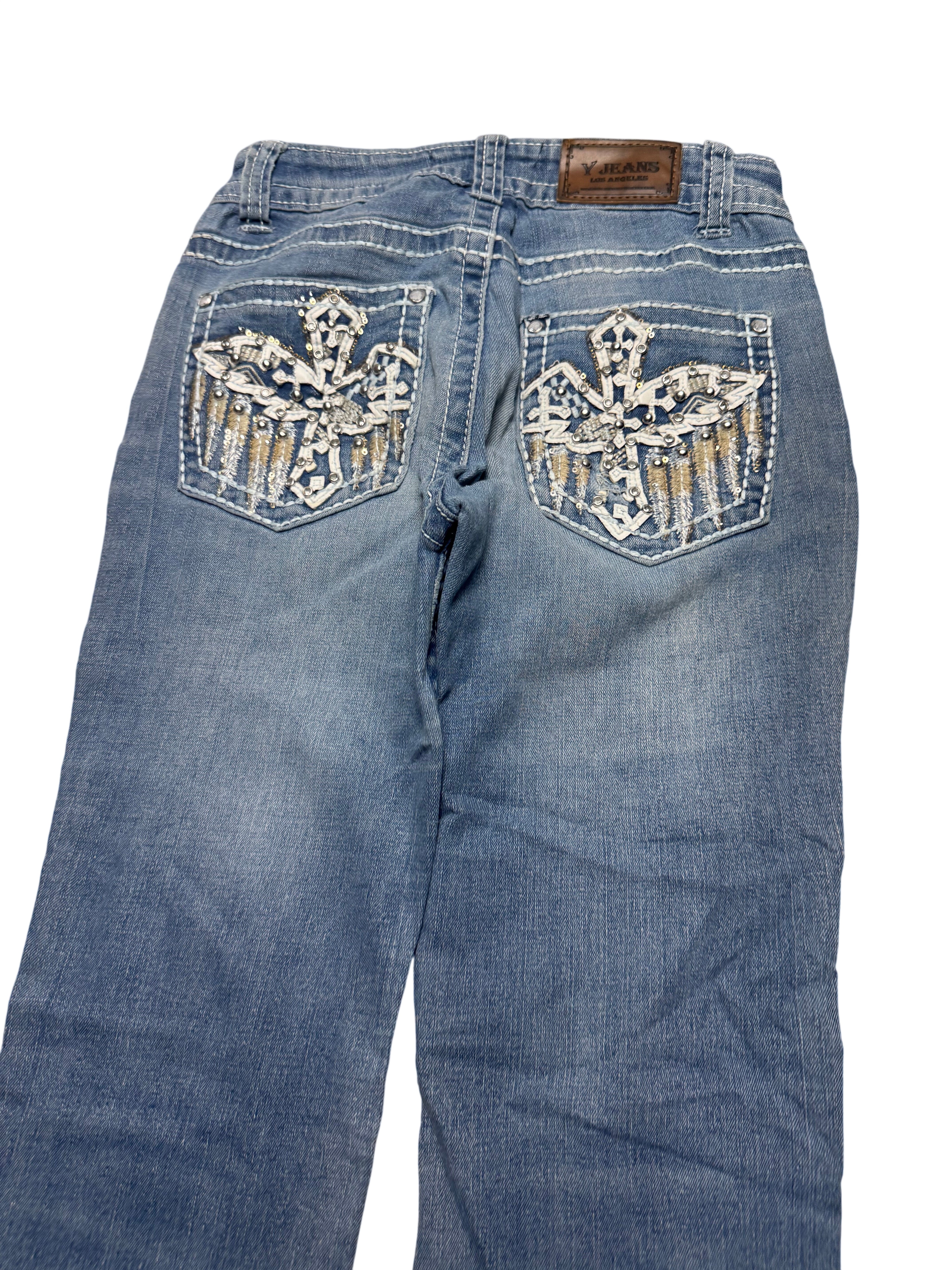 Y2K BOOTCUT WOMEN LOW WAIST JEANS (586)