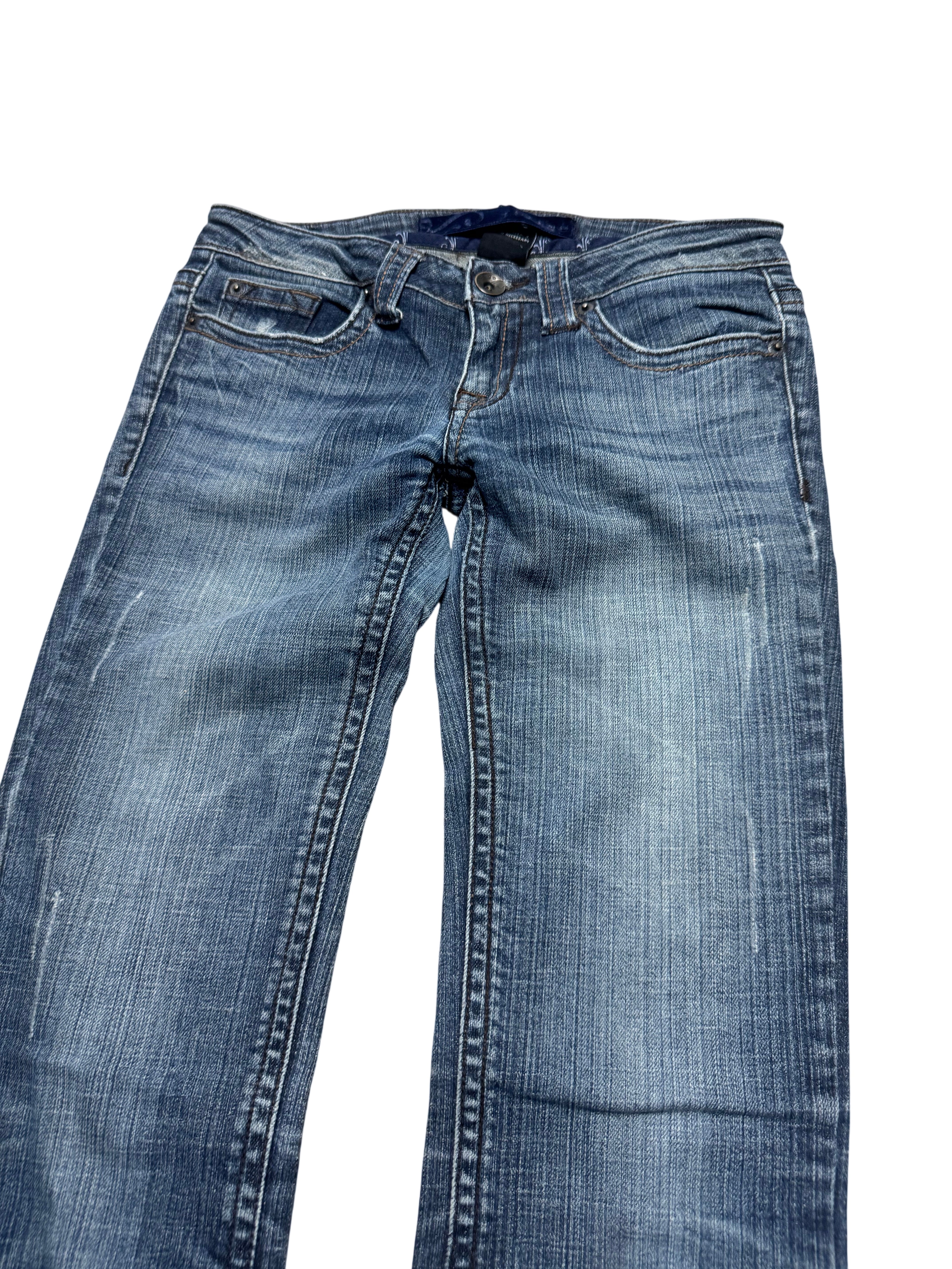 Y2K BOOTCUT WOMEN LOW WAIST JEANS (587)