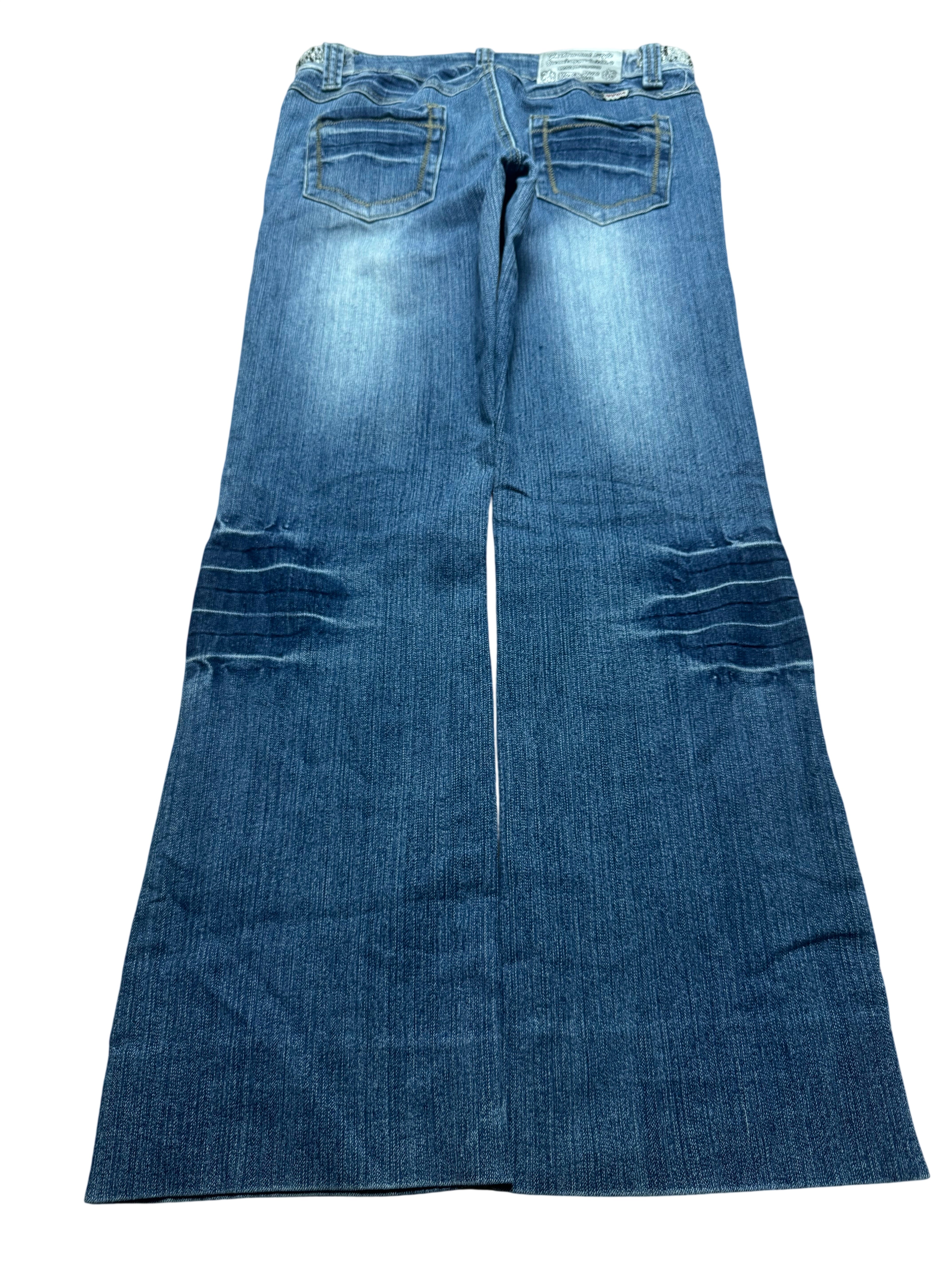 Y2K BOOTCUT WOMEN LOW WAIST JEANS (680)