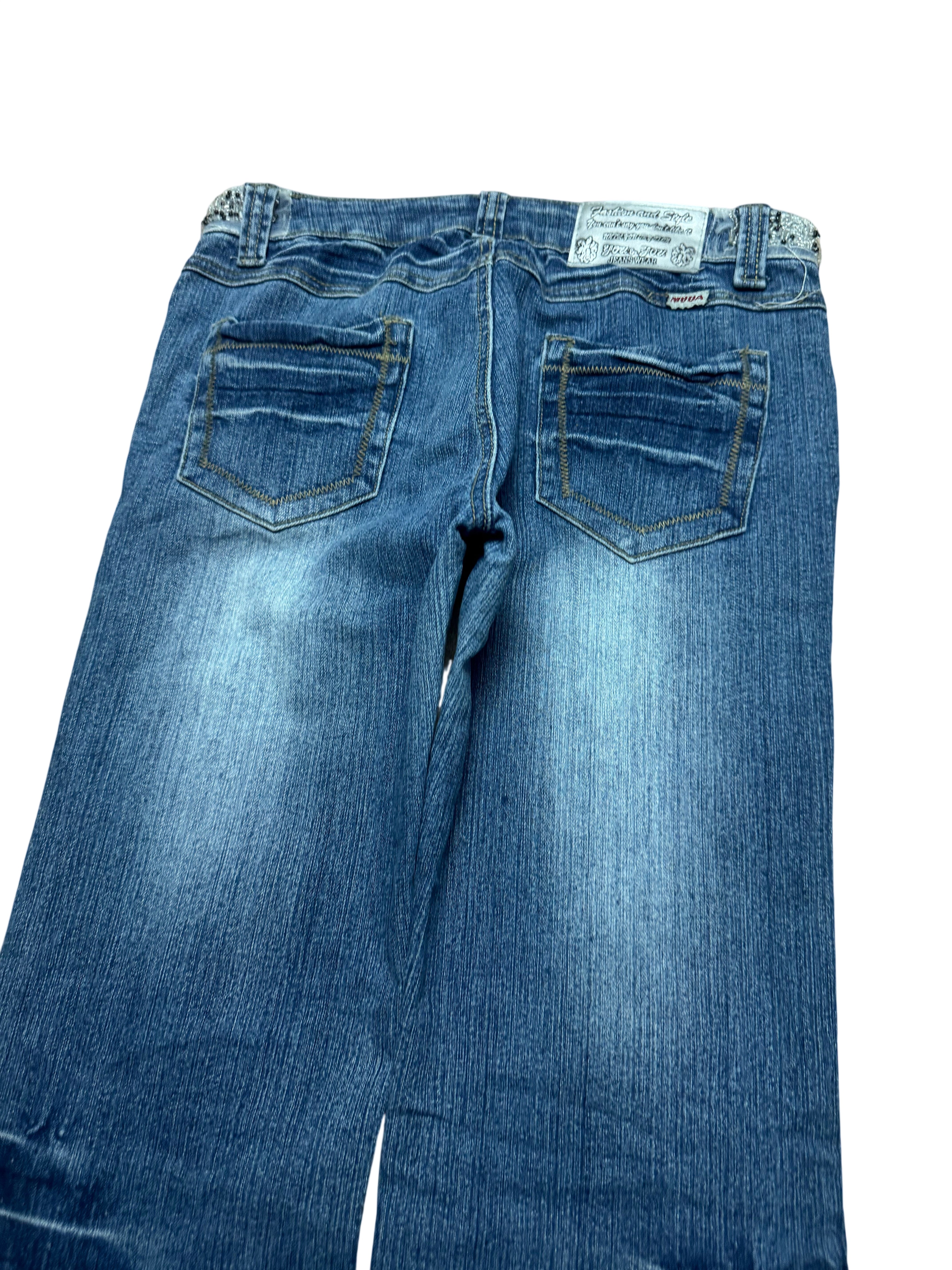 Y2K BOOTCUT WOMEN LOW WAIST JEANS (680)