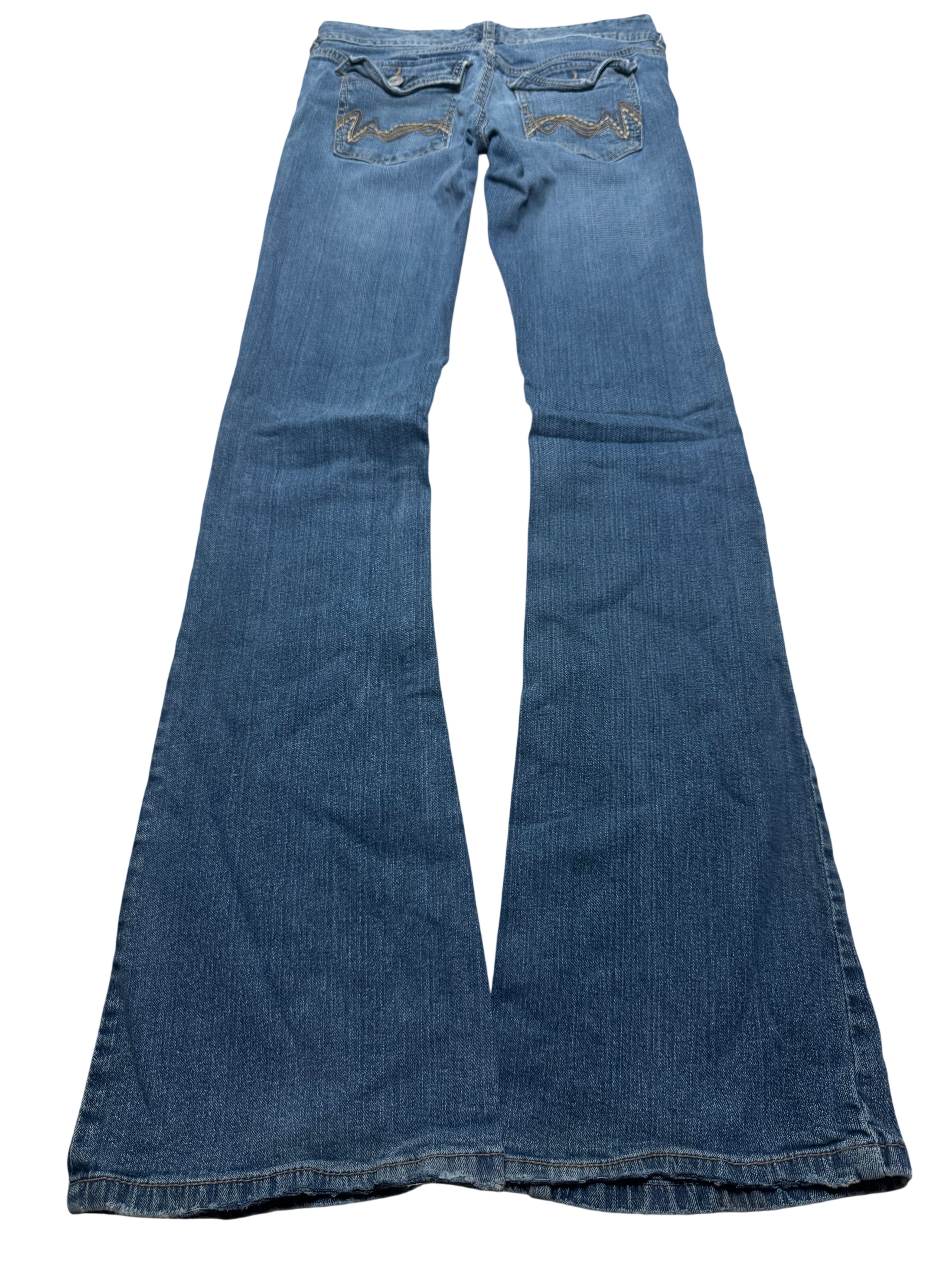 Y2K BOOTCUT WOMEN LOW WAIST JEANS (681)