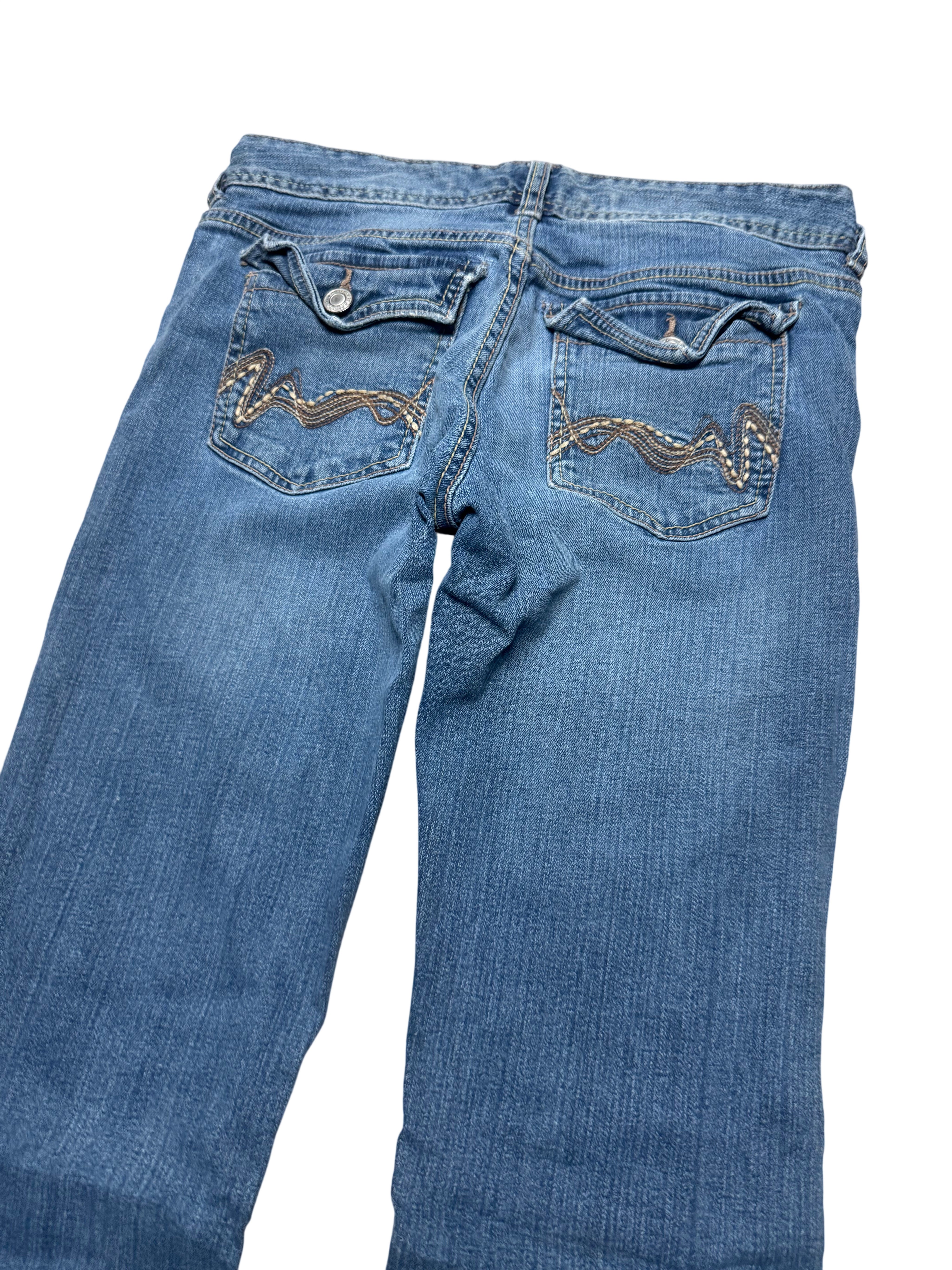 Y2K BOOTCUT WOMEN LOW WAIST JEANS (681)