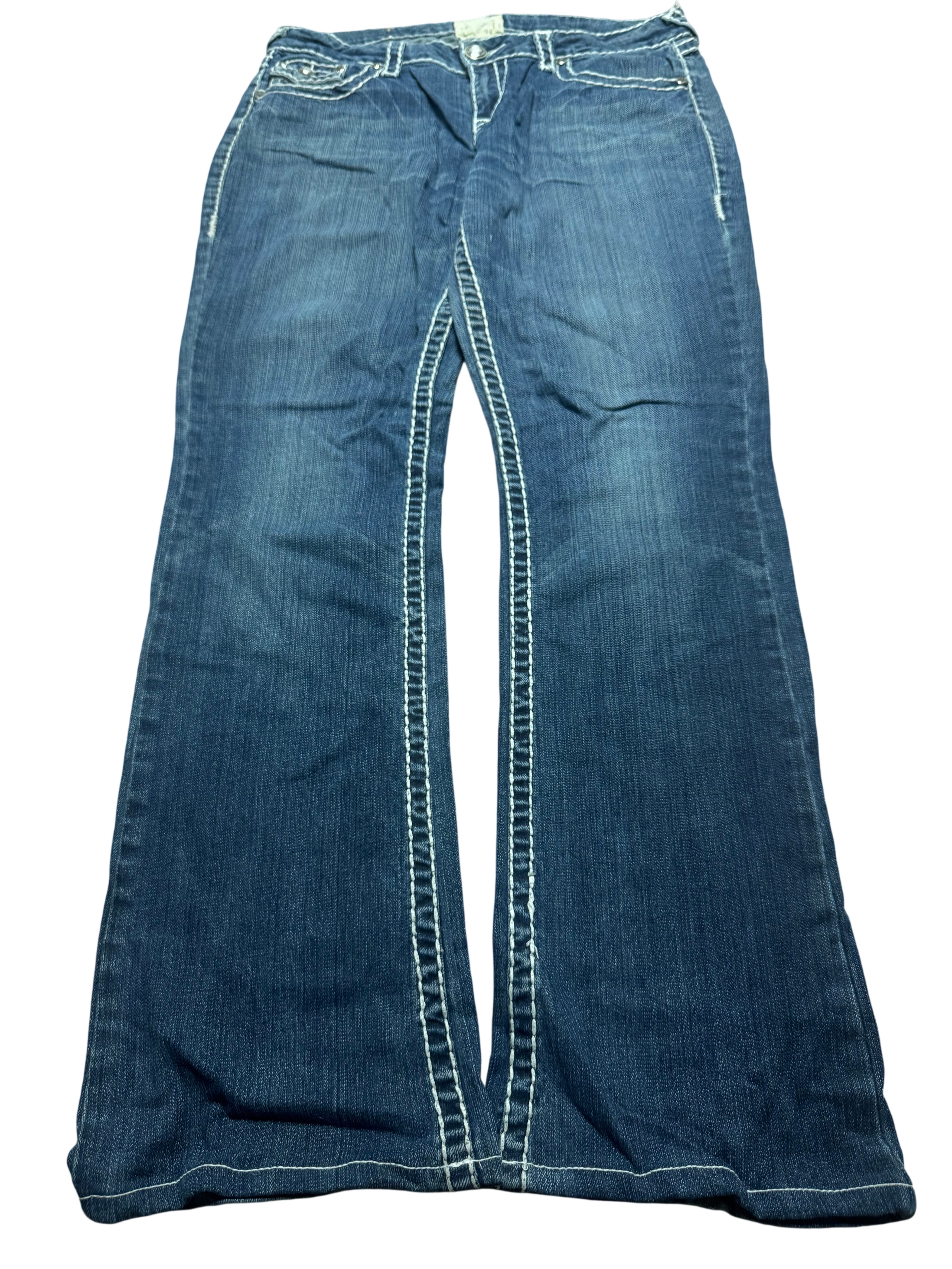 Y2K BOOTCUT WOMEN LOW WAIST JEANS (682)