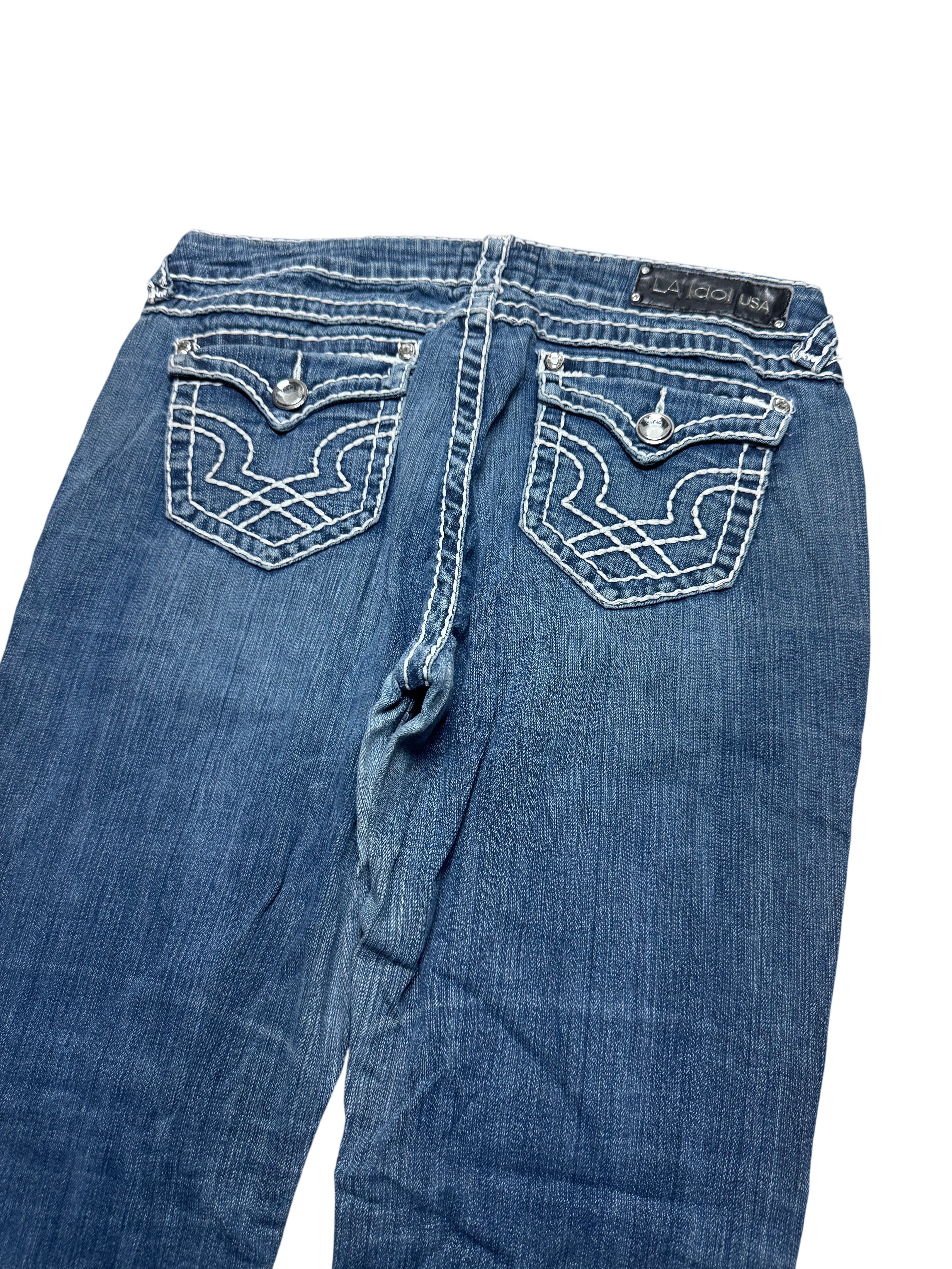 Y2K BOOTCUT WOMEN LOW WAIST JEANS (682)