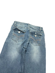 Y2K BOOTCUT WOMEN LOW WAIST JEANS (651)