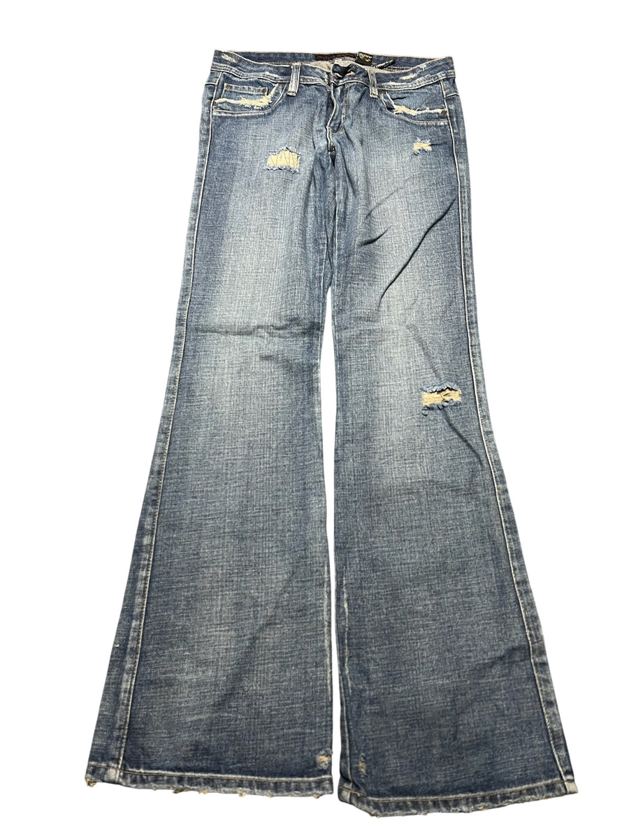 Y2K BOOTCUT WOMEN LOW WAIST JEANS (652)