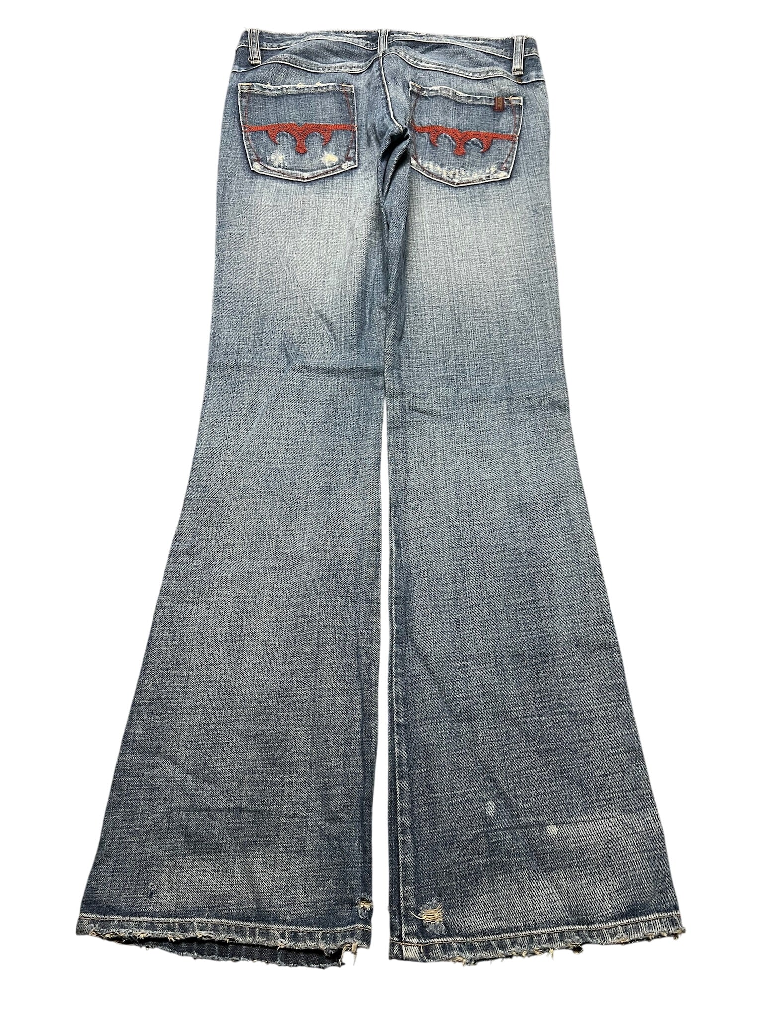 Y2K BOOTCUT WOMEN LOW WAIST JEANS (652)