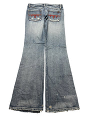Y2K BOOTCUT WOMEN LOW WAIST JEANS (652)