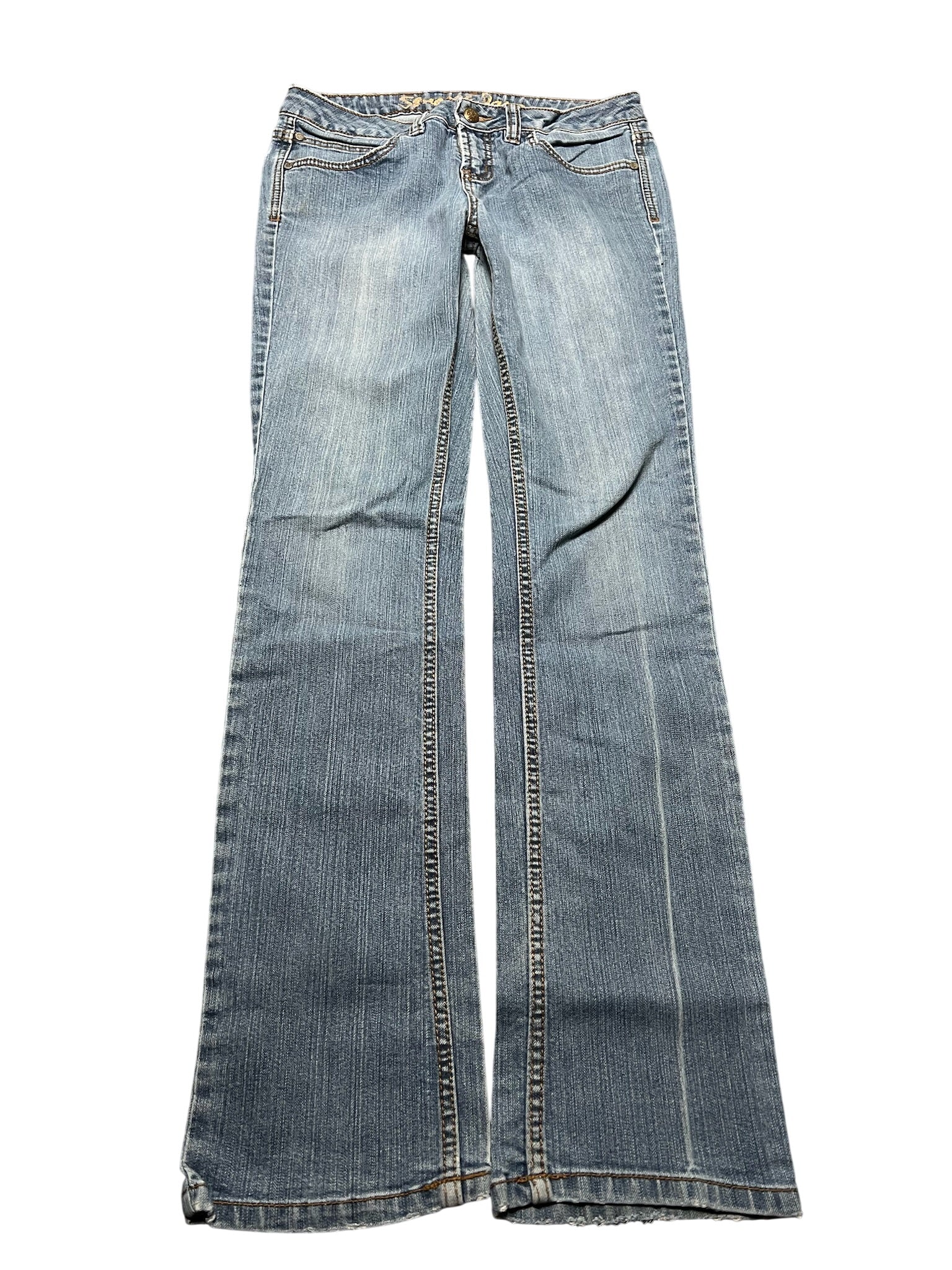 Y2K BOOTCUT WOMEN LOW WAIST JEANS (653)