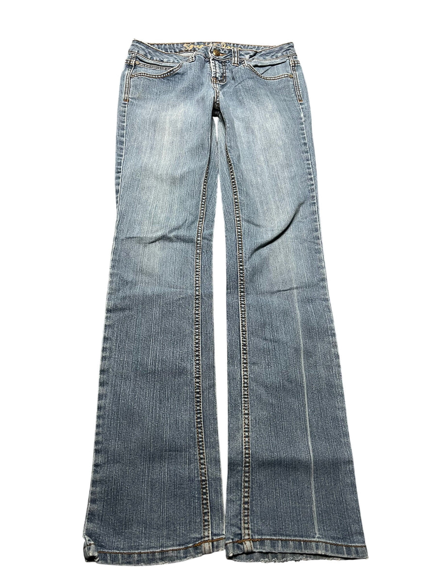 Y2K BOOTCUT WOMEN LOW WAIST JEANS (653)